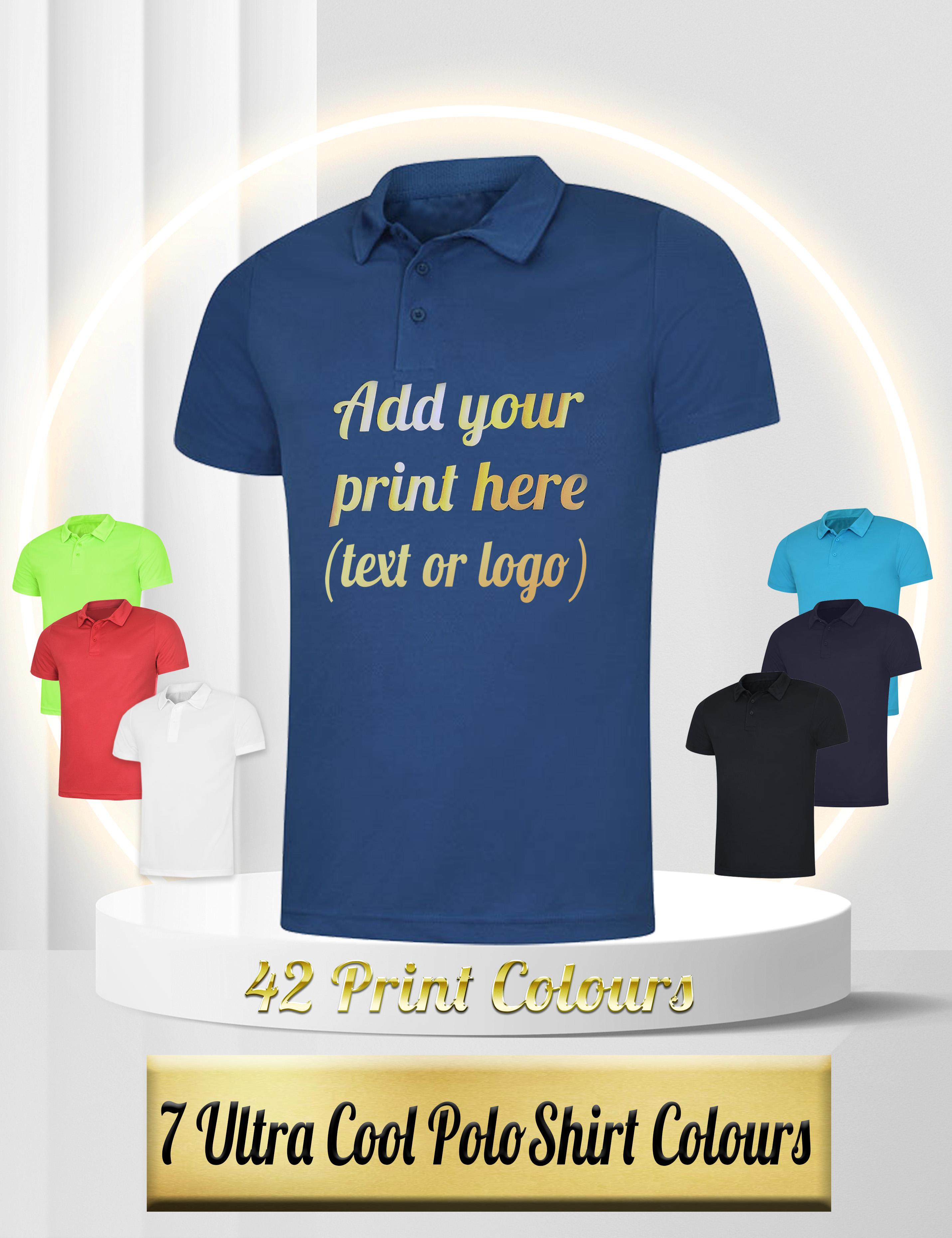 Printed Dri Fit Polo Shirt