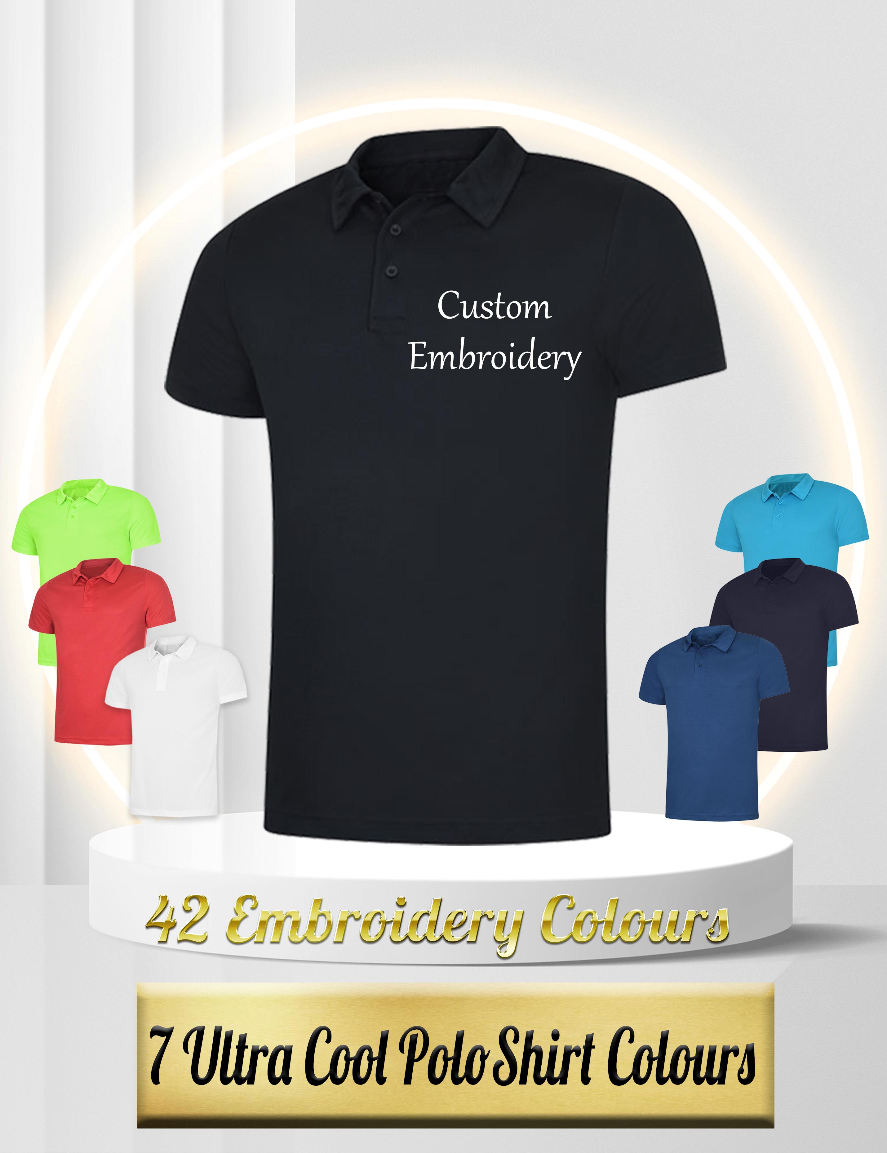 Embroidered Dri Fit Polo Shirt