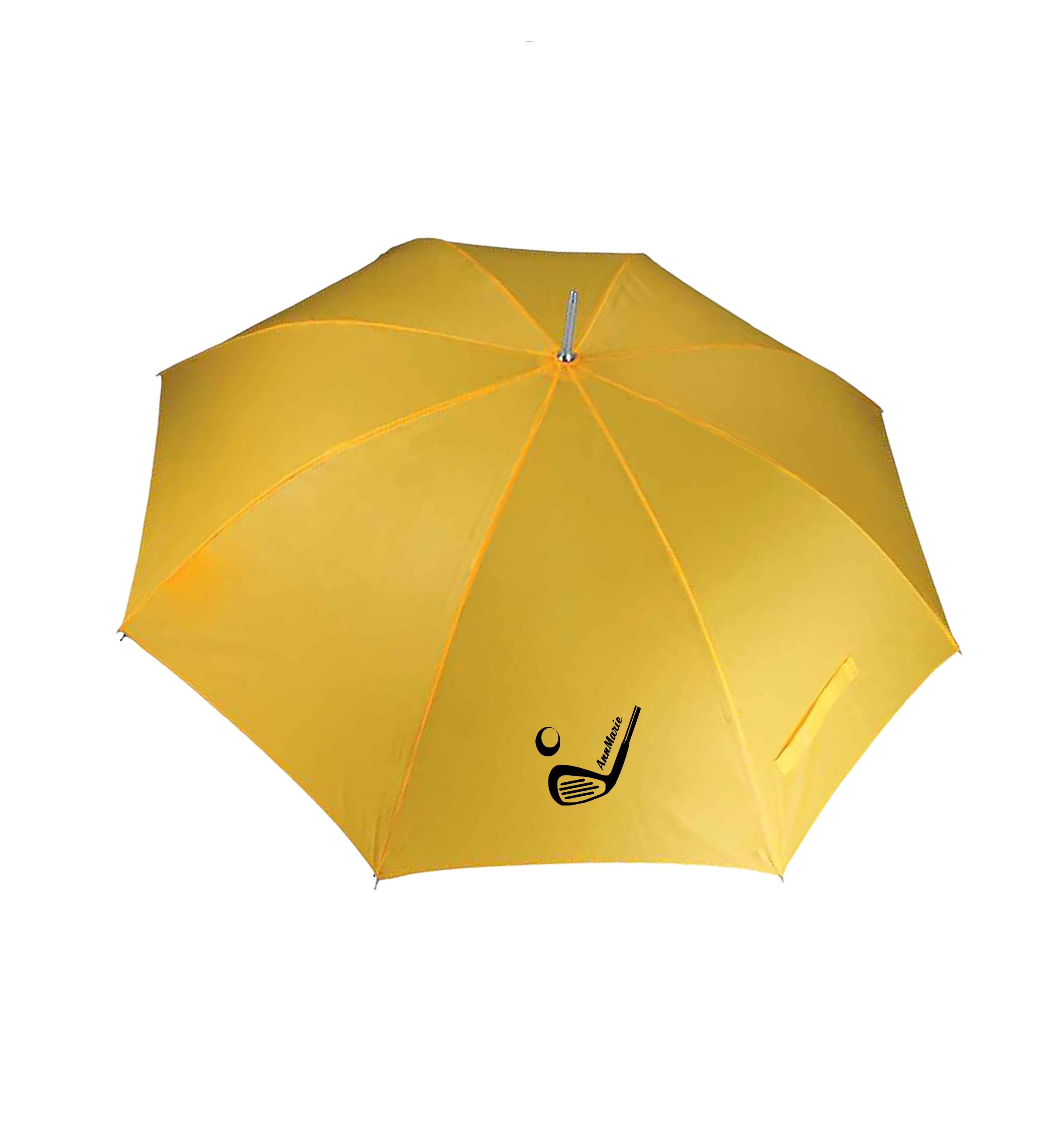 Golf Club Design Large Golf Umbrella Yellow