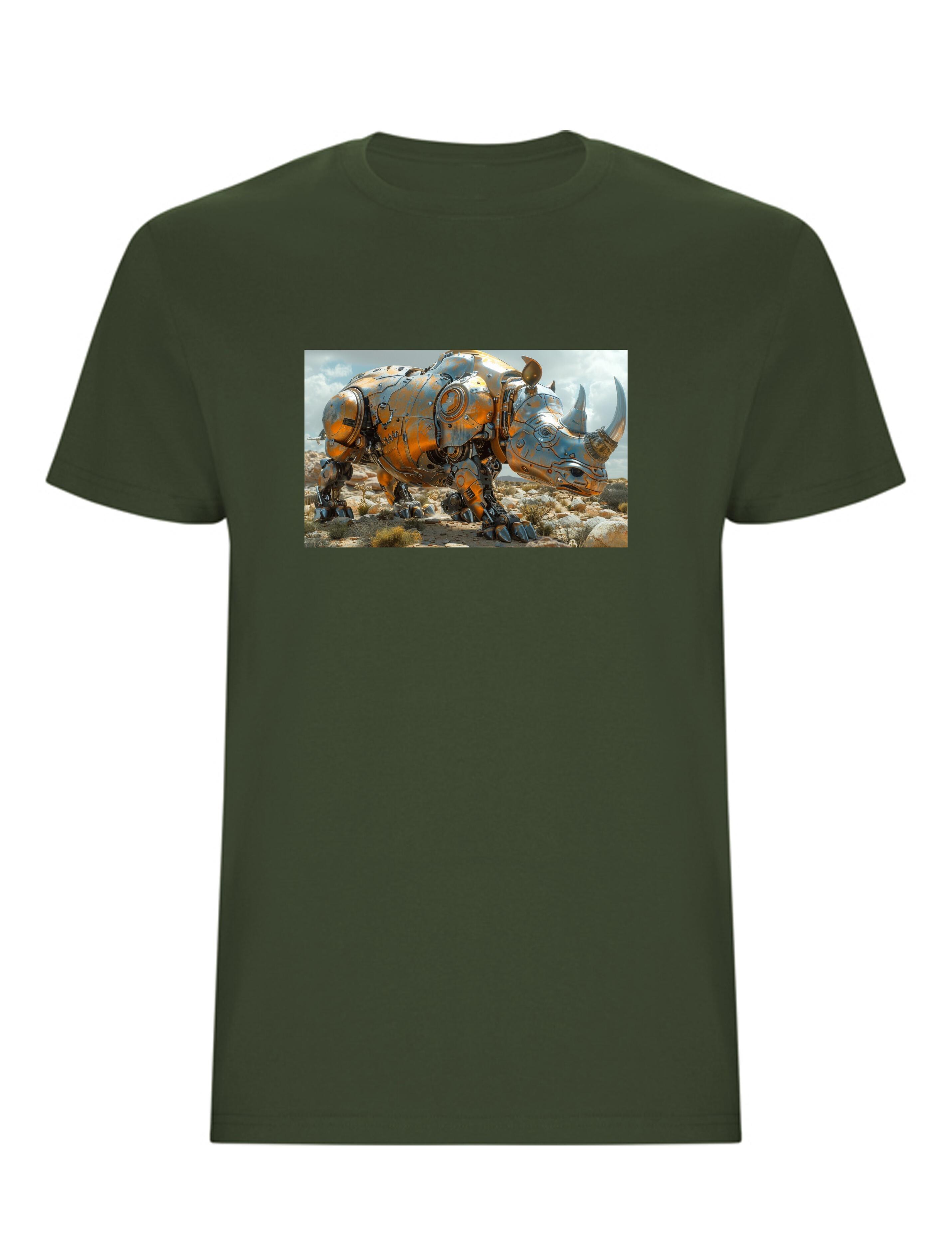 Custom Photo Printed Heavyweight Kids T-Shirt Olive