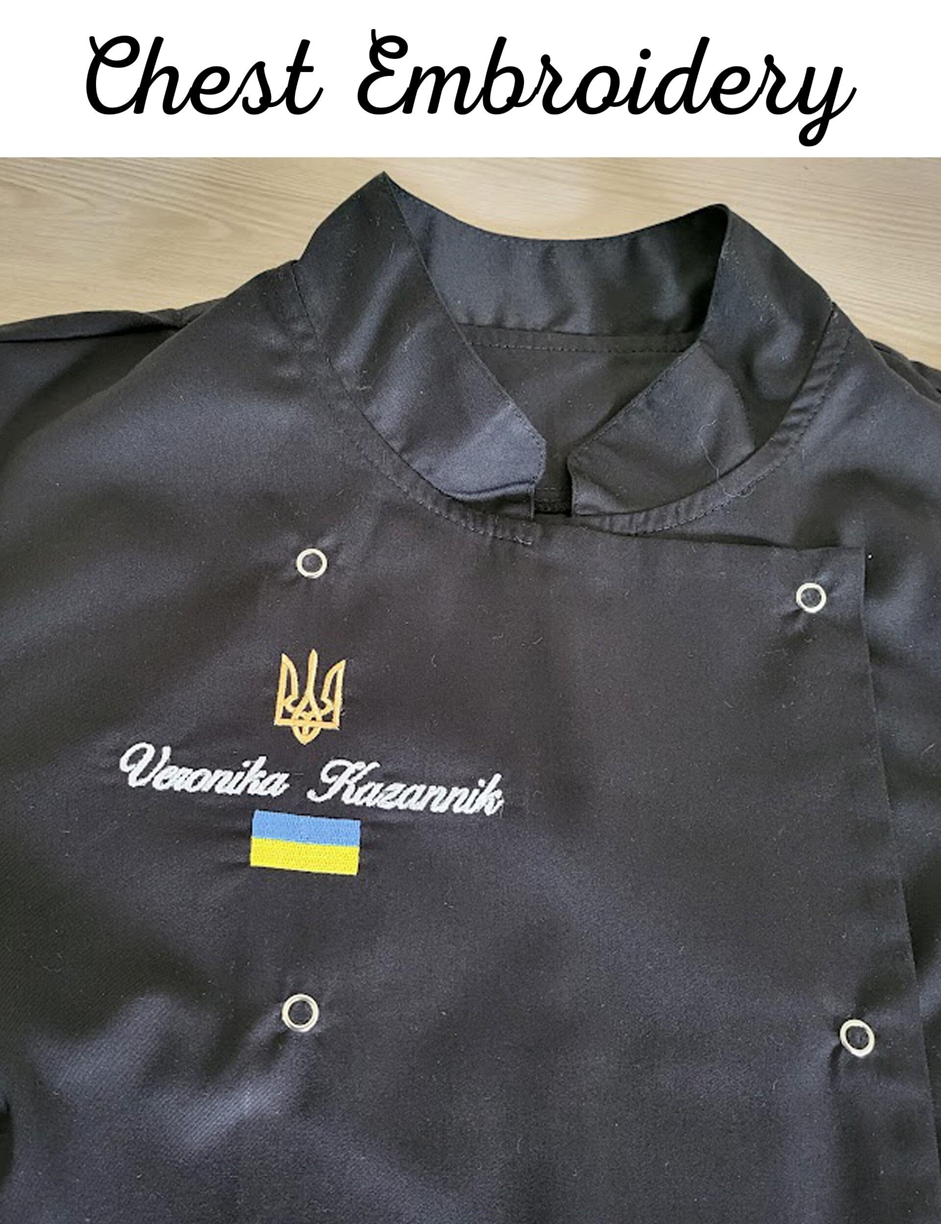 Custombella Chef Jacket with chest embroidery