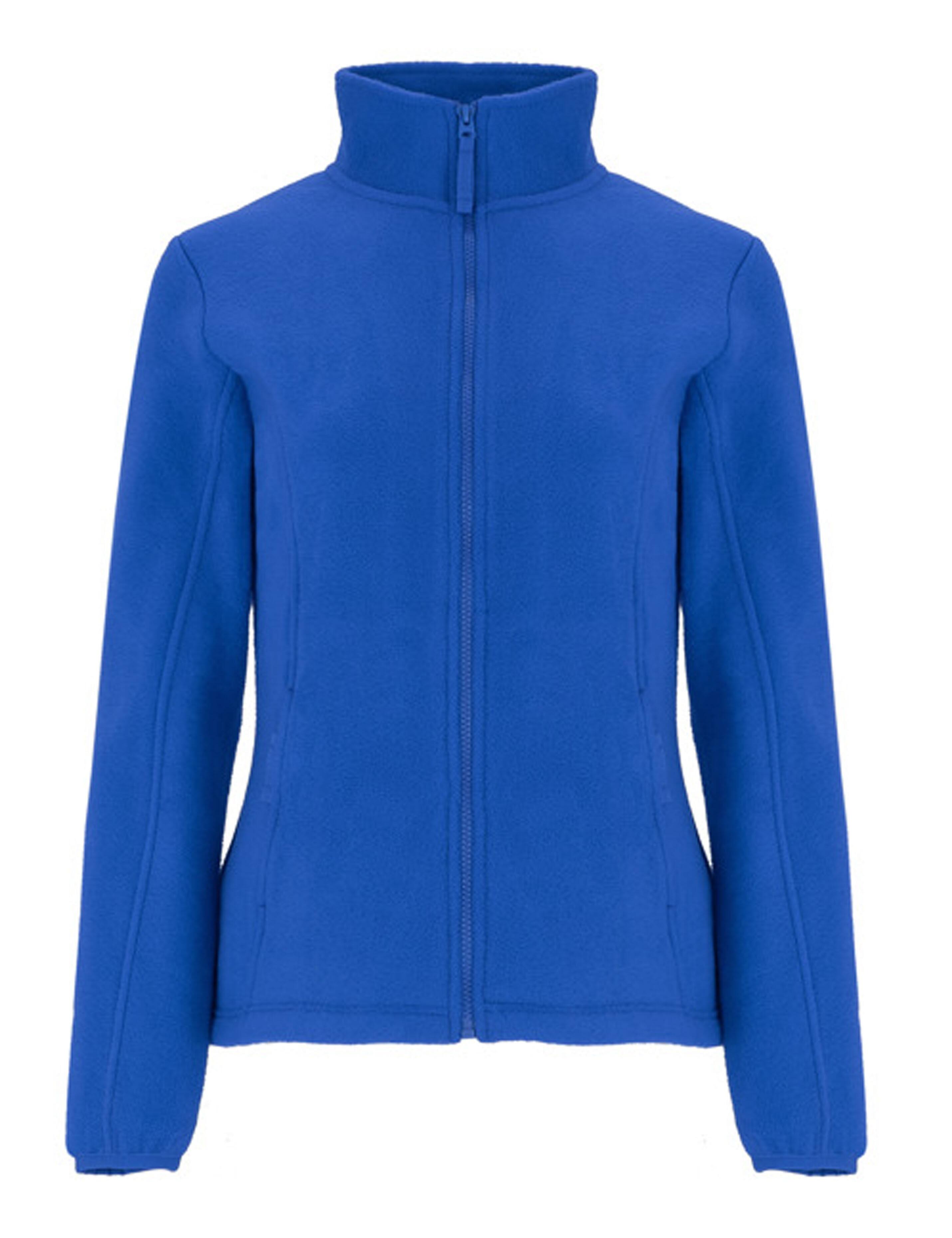 Royal Blue fleece jacket women plain or embroidered