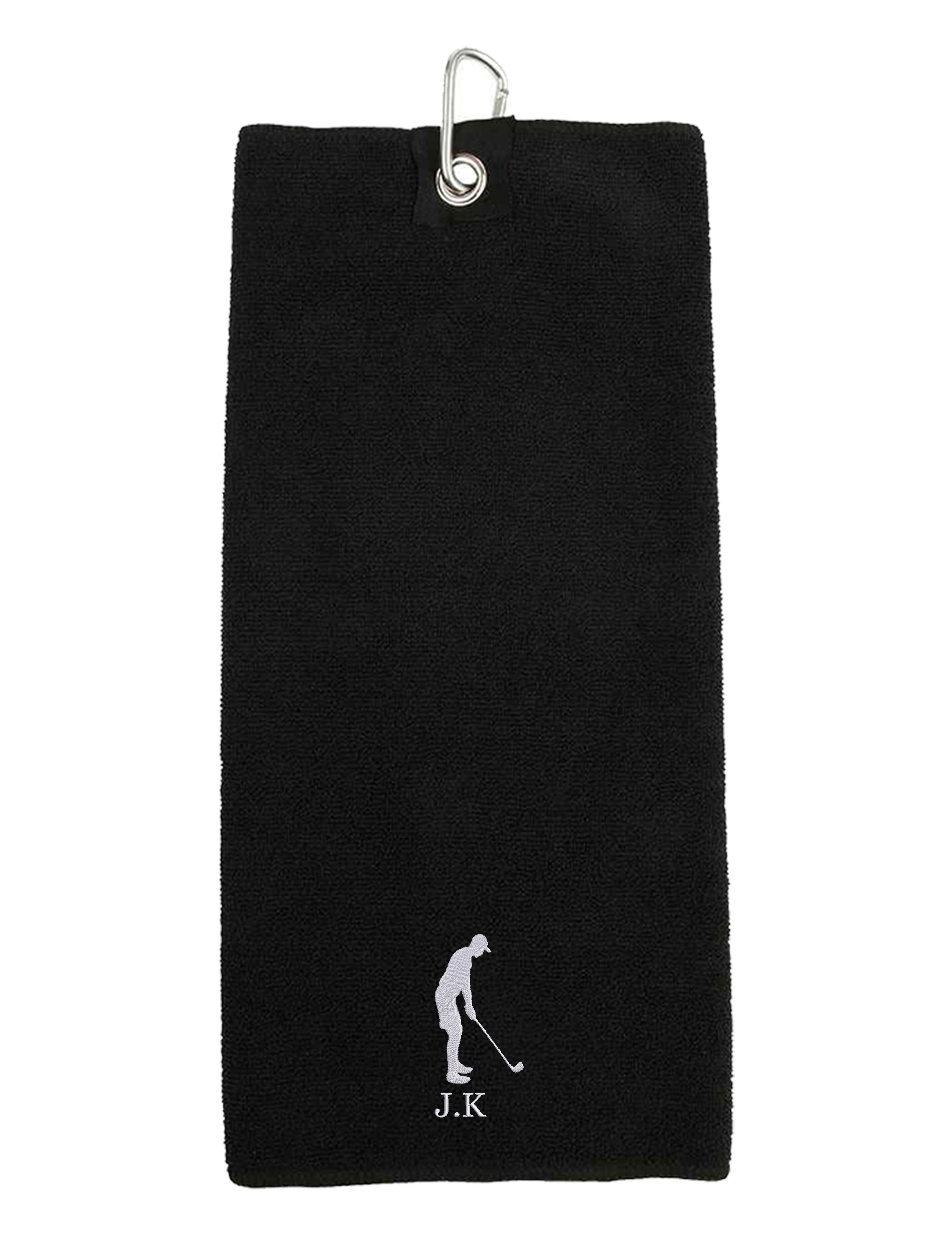 Men's Cotton Golf Towel Black