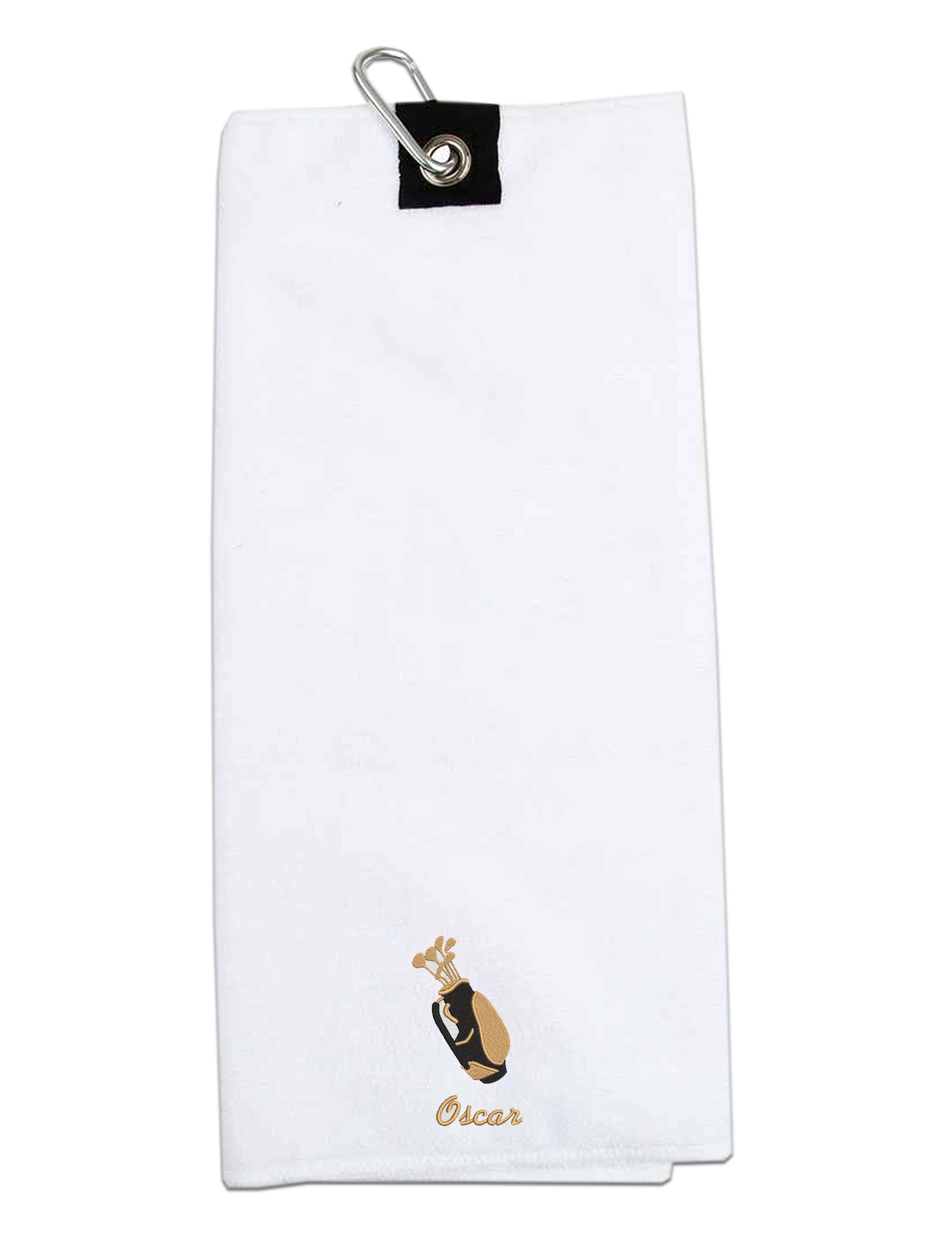 Golf Bag Design Microfibre Golf Towel White