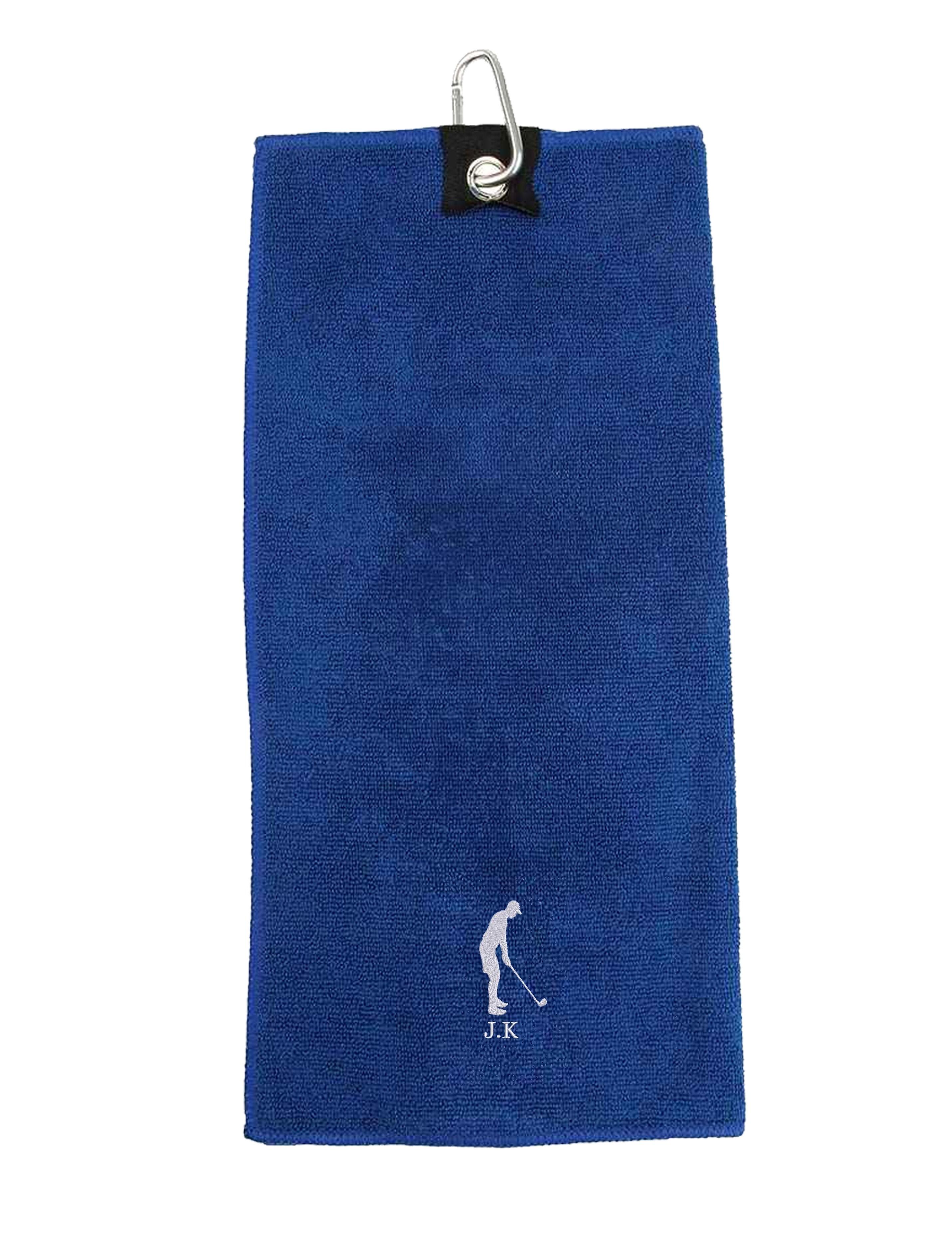 Men's Microfibre Golf Towel Royal Blue