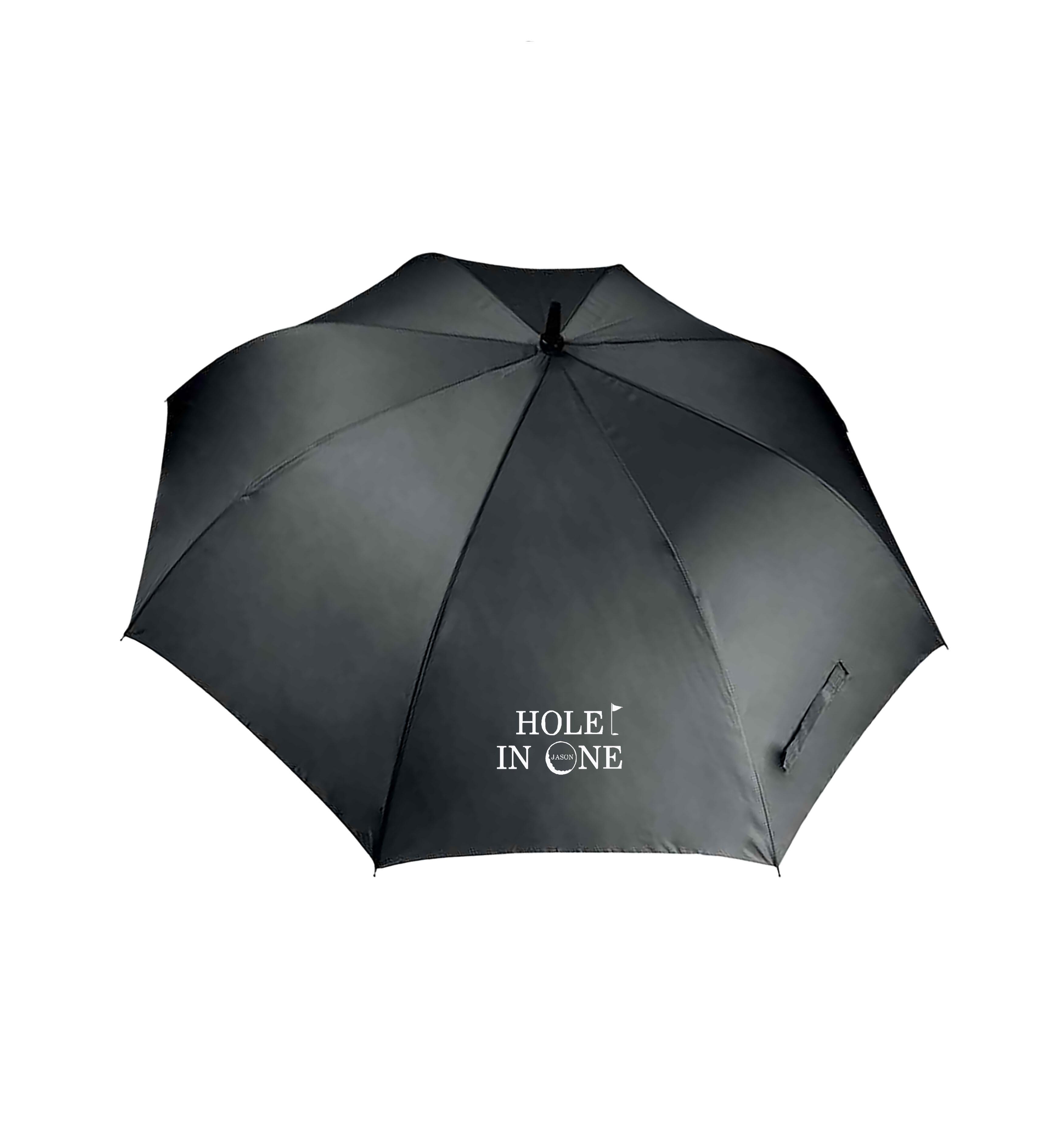 Hole in 1 Design Large Golf Umbrella Black