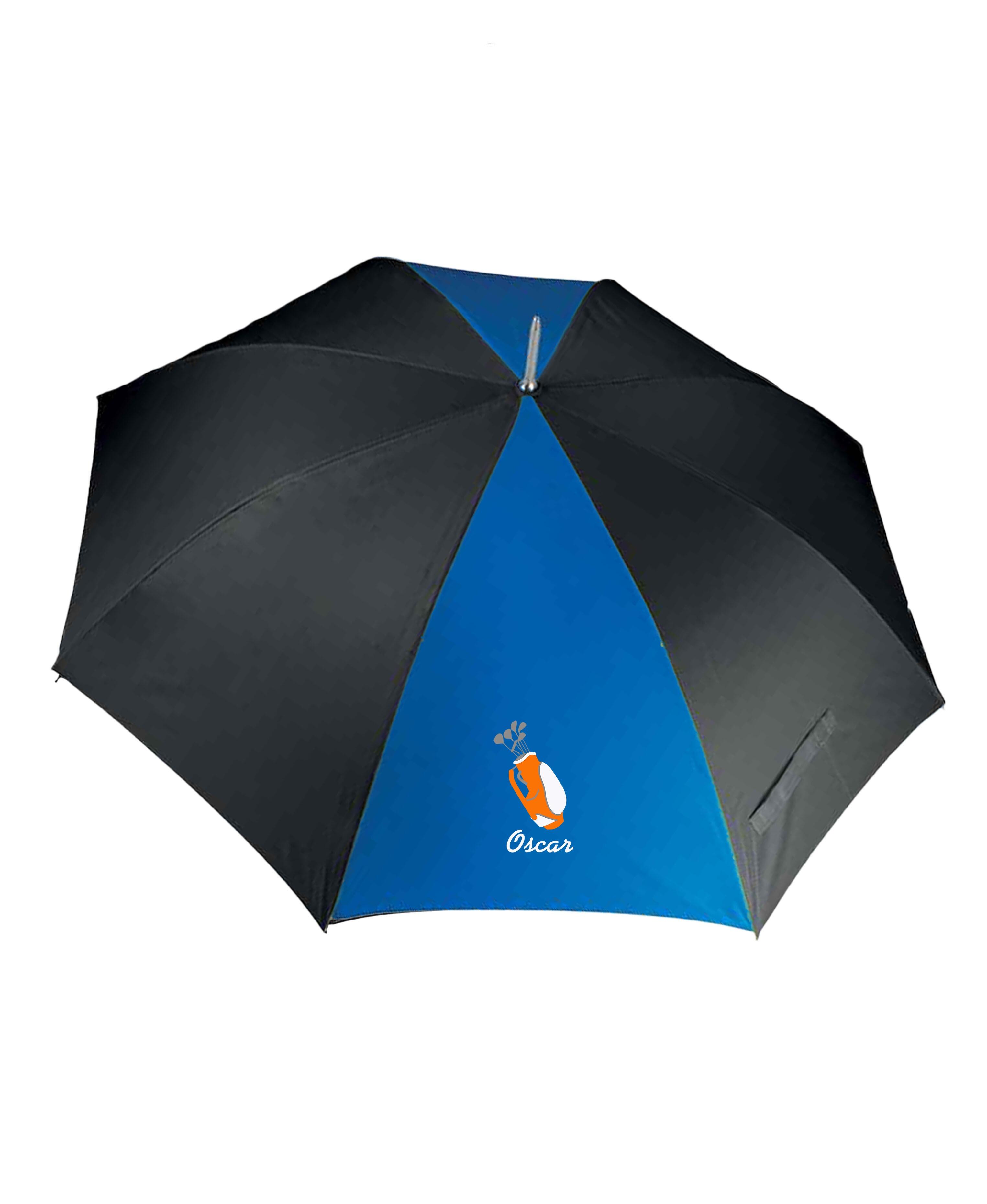 Golf Bag Design X-Large Golf Umbrella Black/Royal Blue