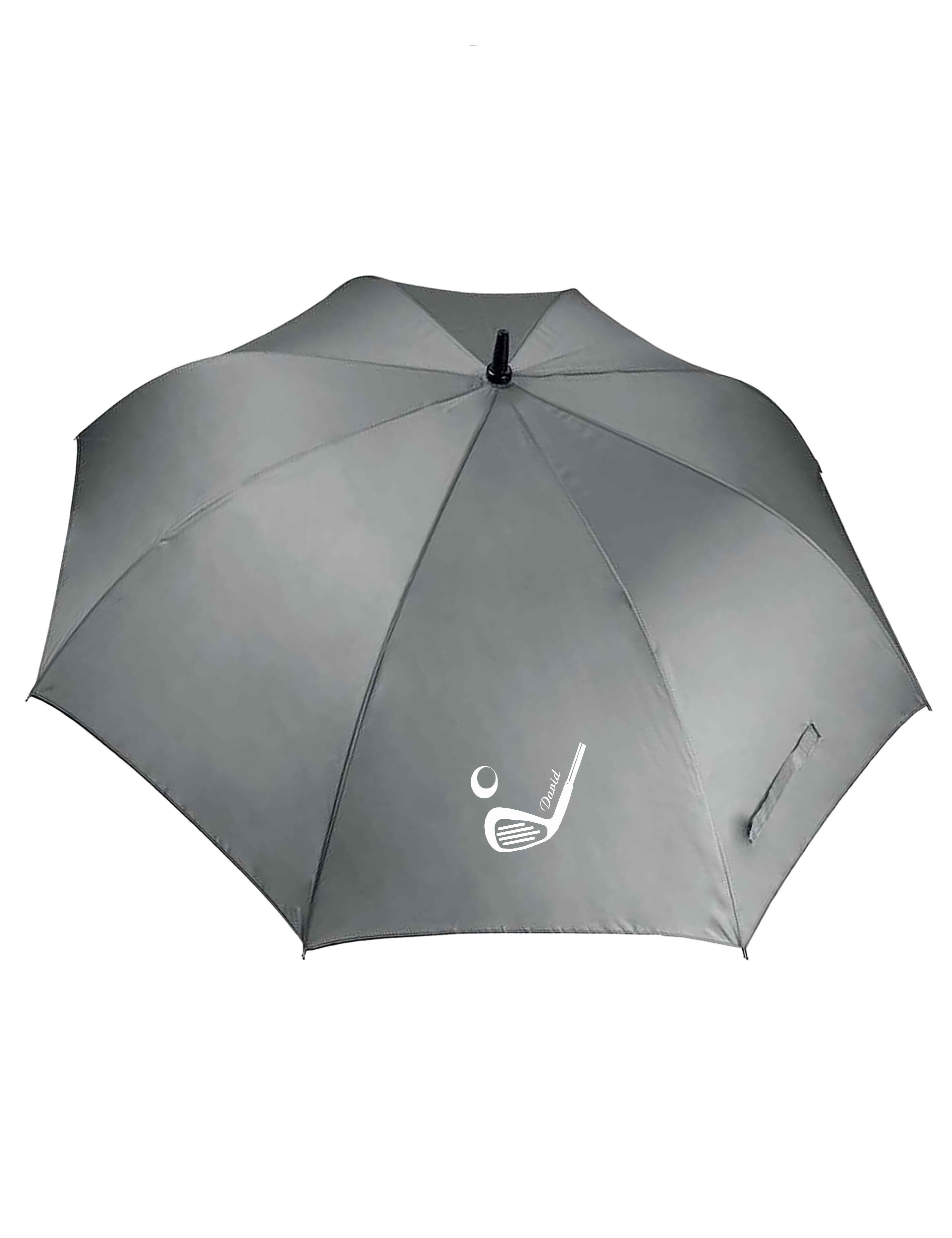 Golf Club Design XX-Large Golf Umbrella Dark Grey