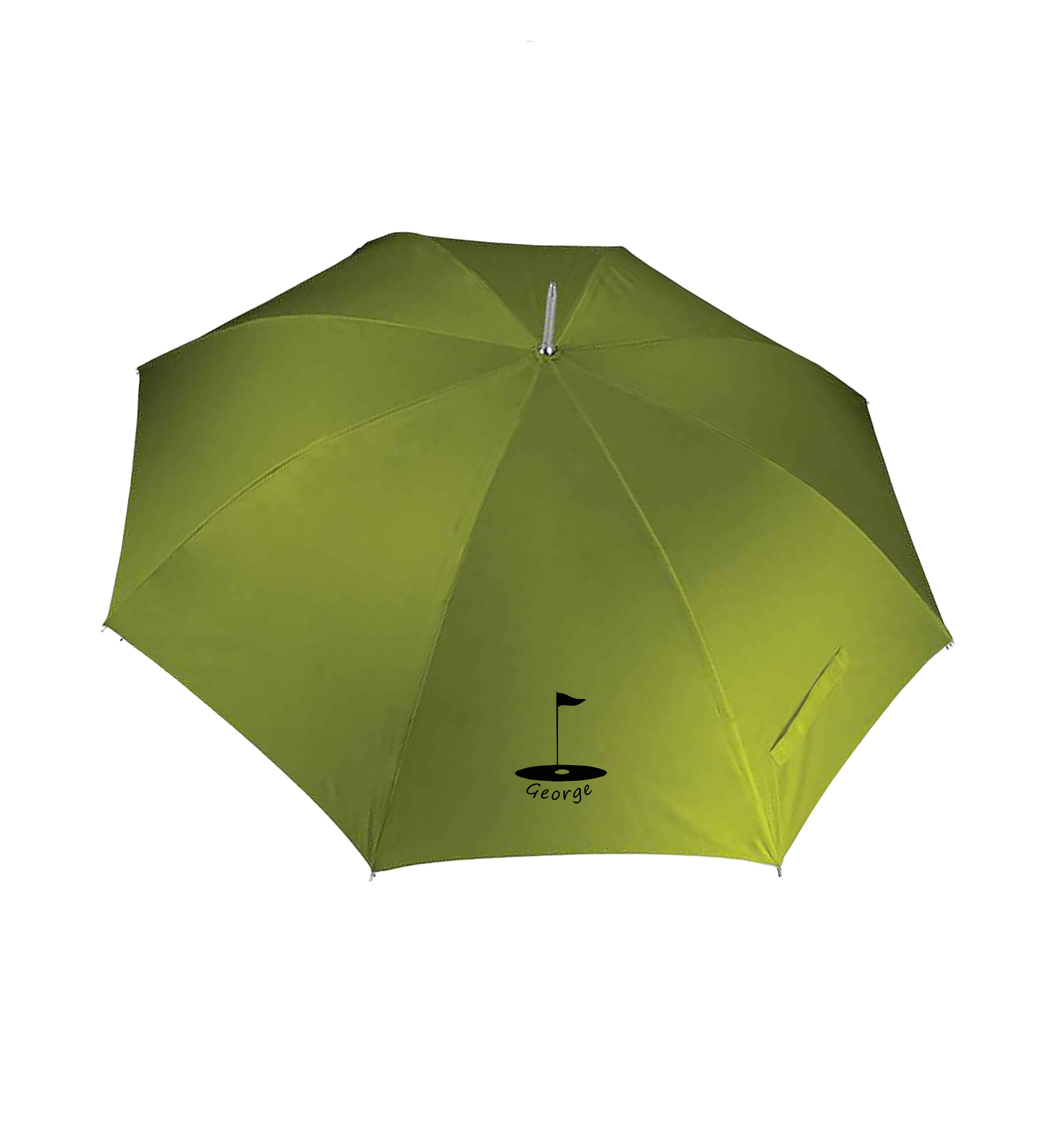 Golf Flag Design Large Golf Umbrella Lime