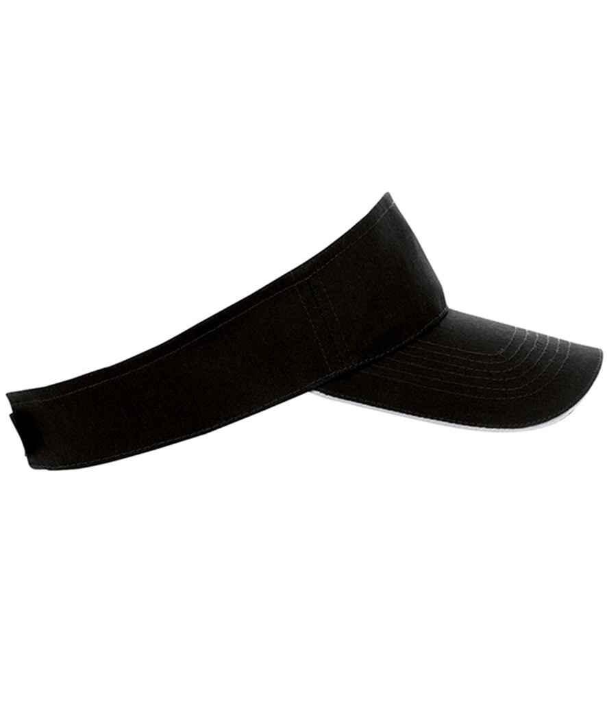 Golf Club Design Golf Sun Visor with Embroidery Black