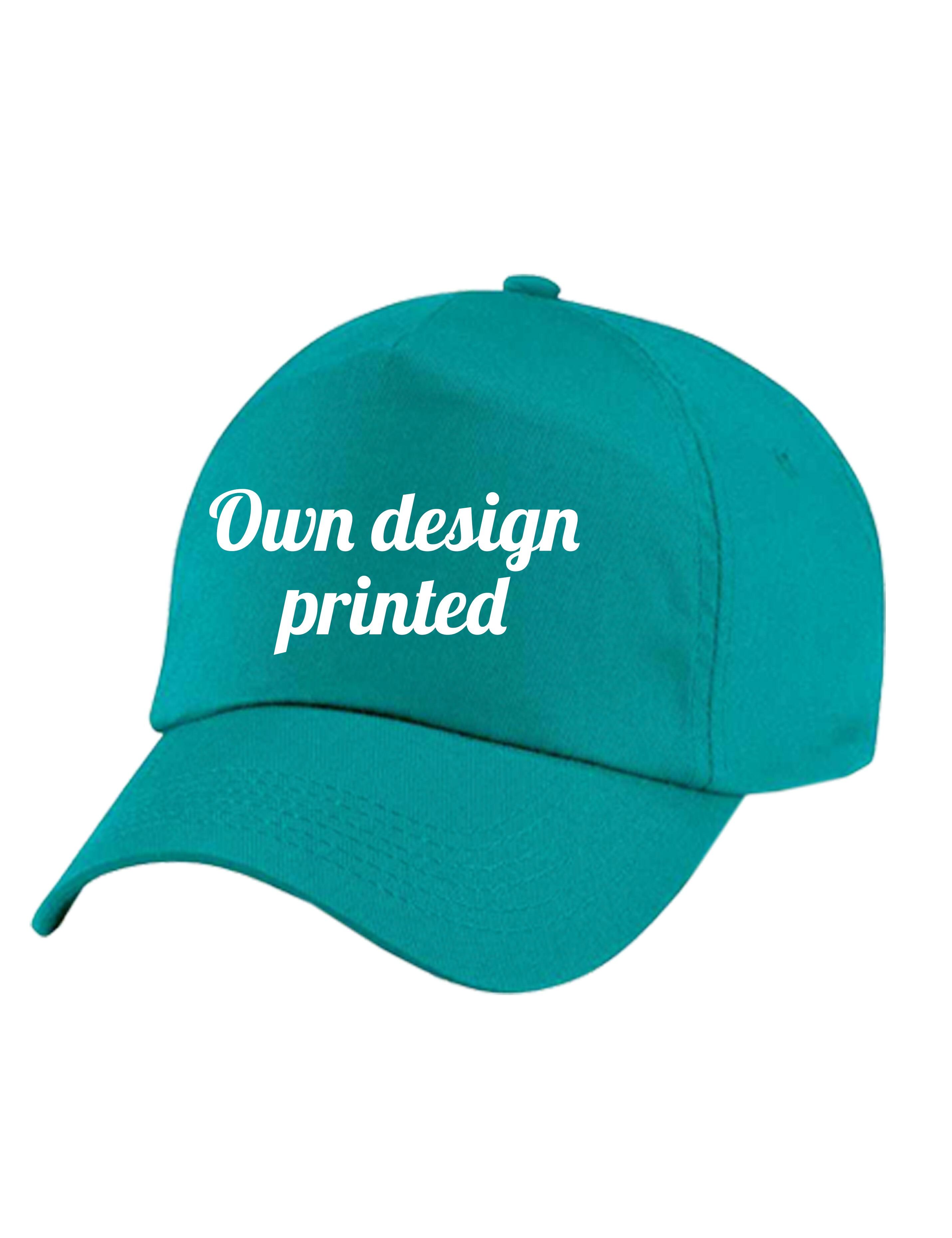 Personalised Printed Baseball Cap Emerald