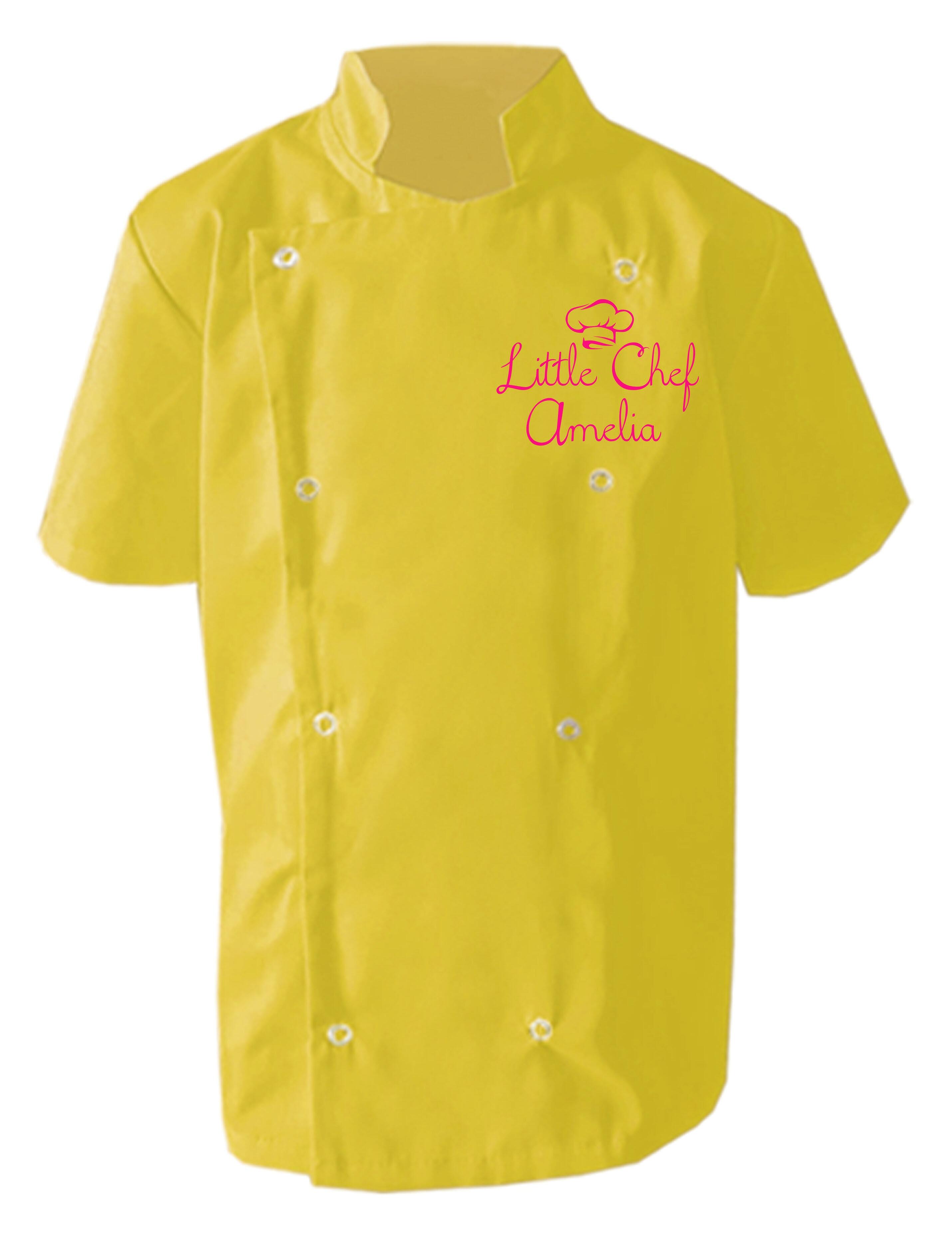 Yellow chef jacket deals