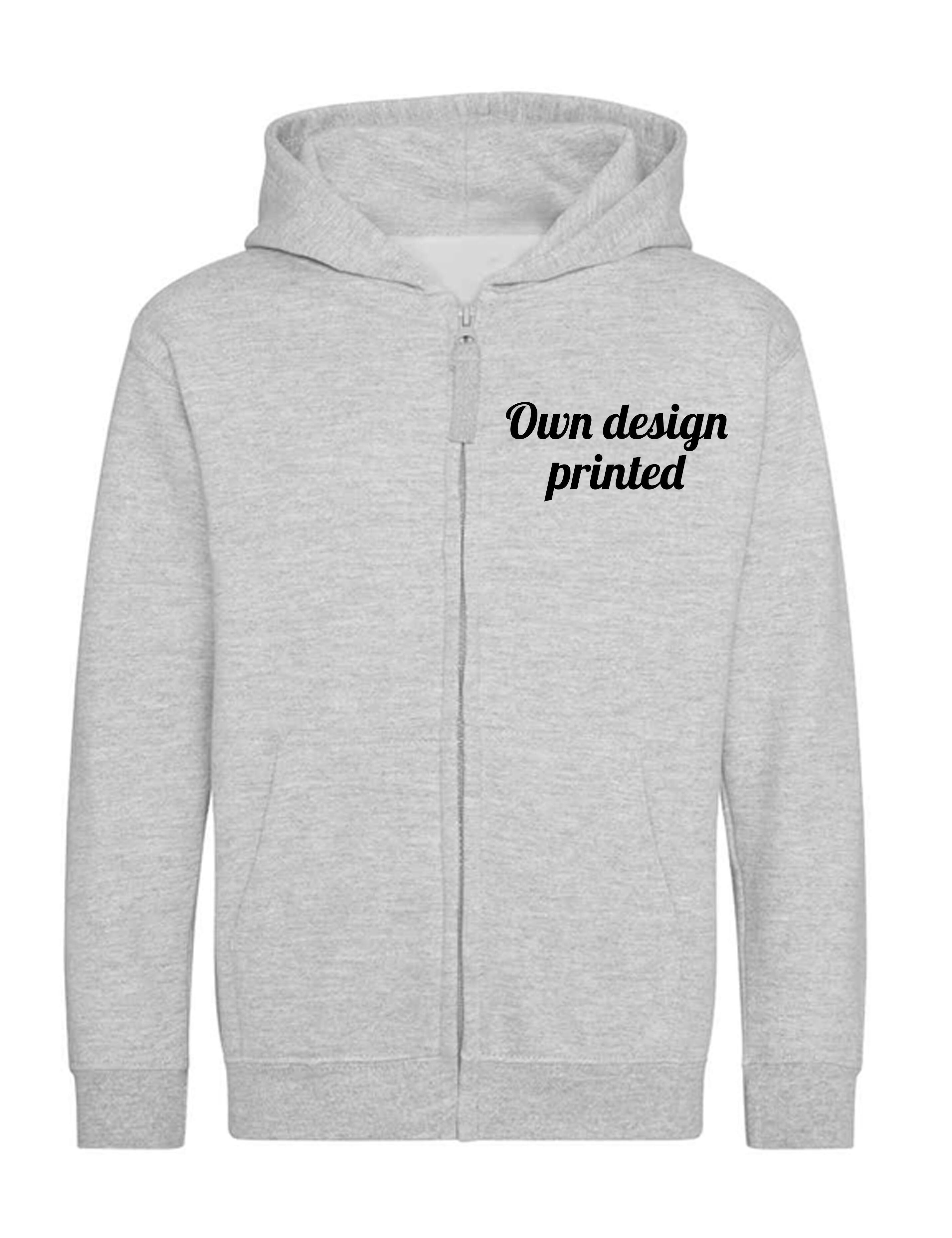 Design your own zip up hoodie top
