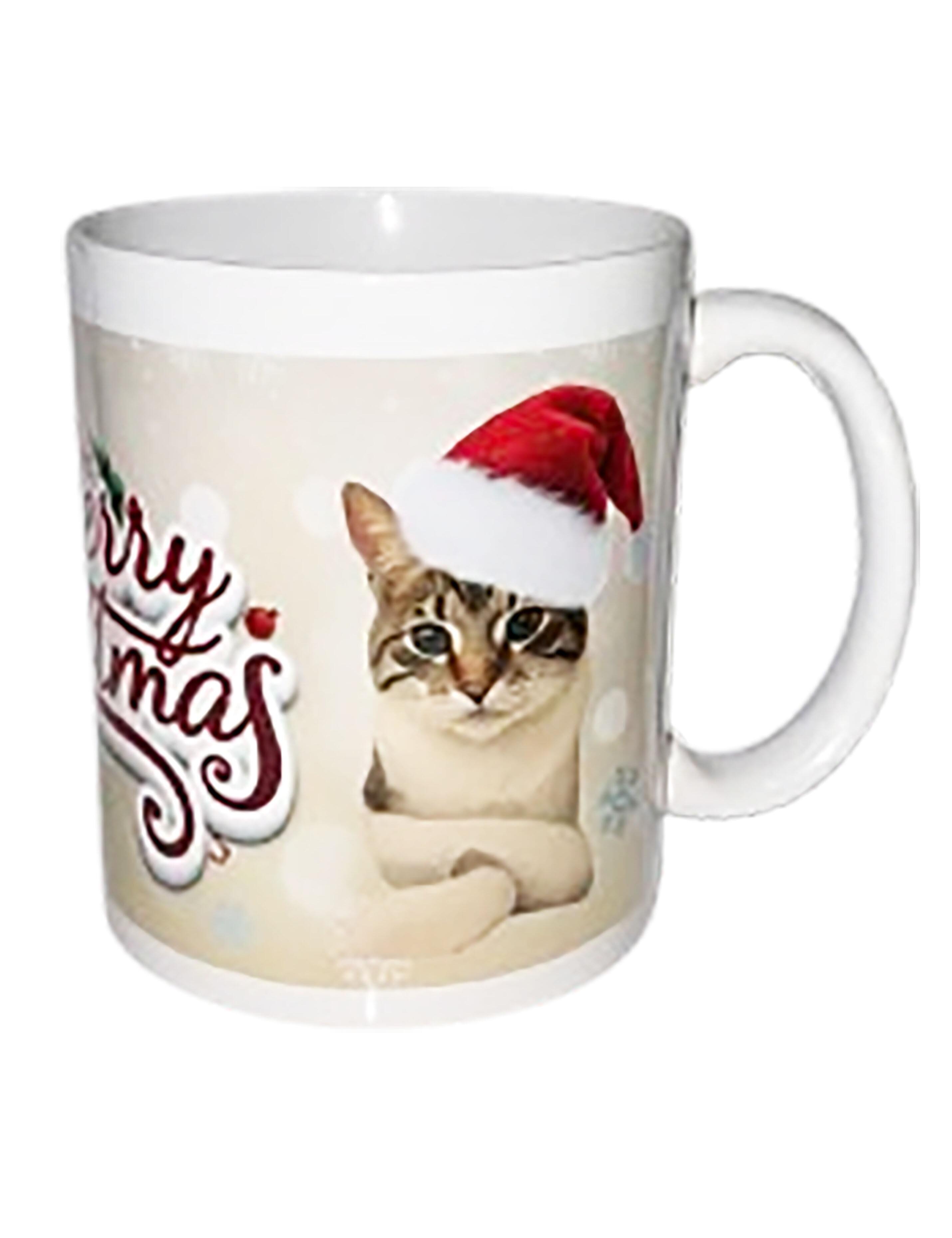 Personalised Christmas Mug with your favourite Pet included