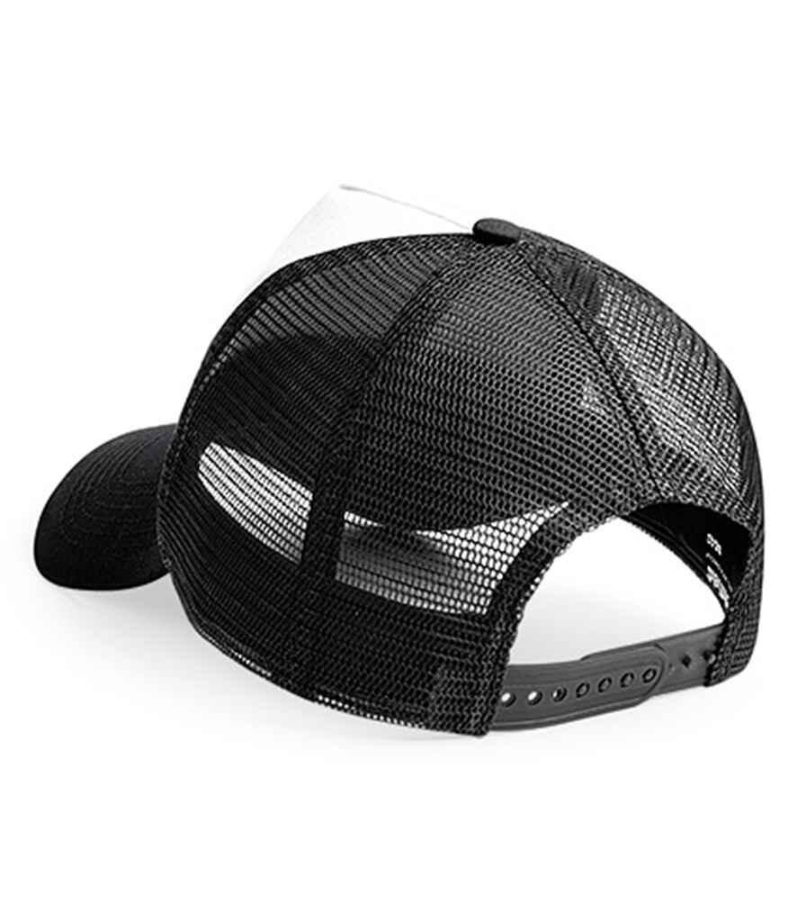 Custom Embroidered Snapback Trucker Cap White/Black