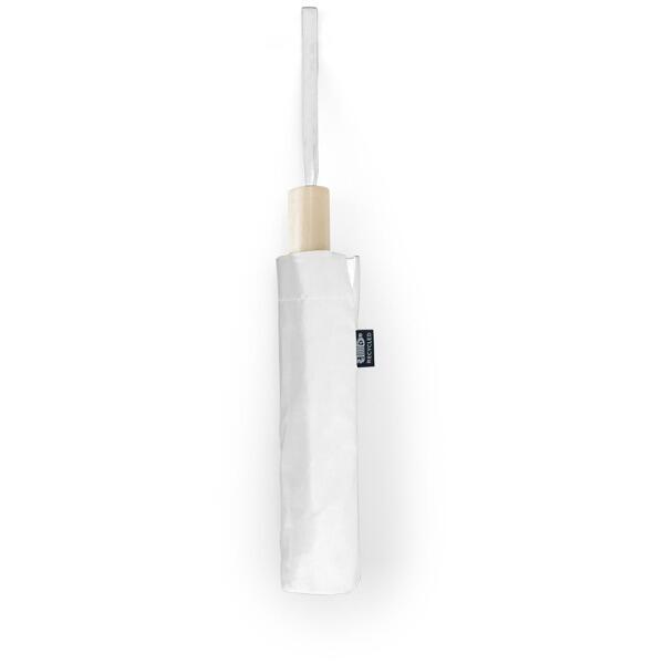 Personalised Recycled Foldable Umbrella White with name or logo printed
