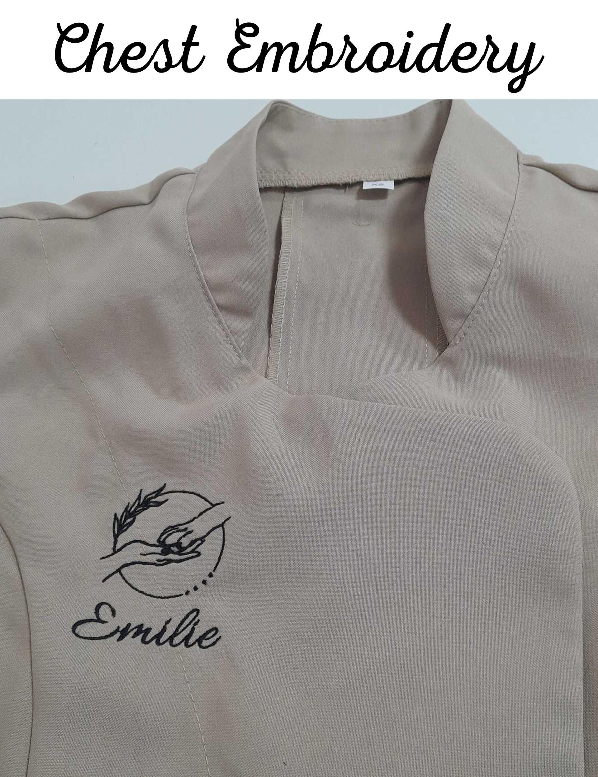Custombella Beauty tunic with chest embroidery