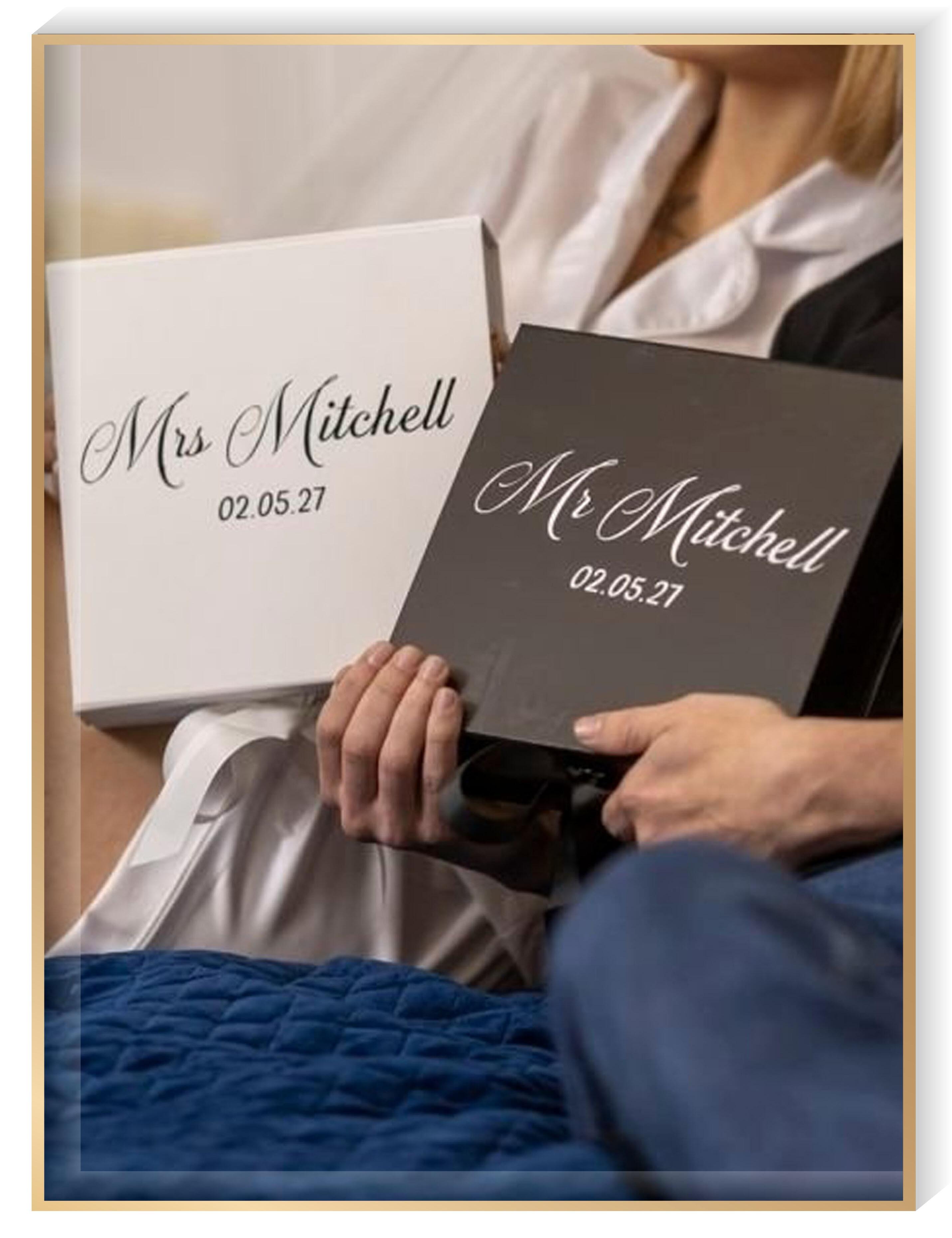 Wedding Gift Box, Bridal Gift Box, Mr Gift Box, Mrs Gift Box, Bridesmaid Gift Box, Groomsmen Gift Box