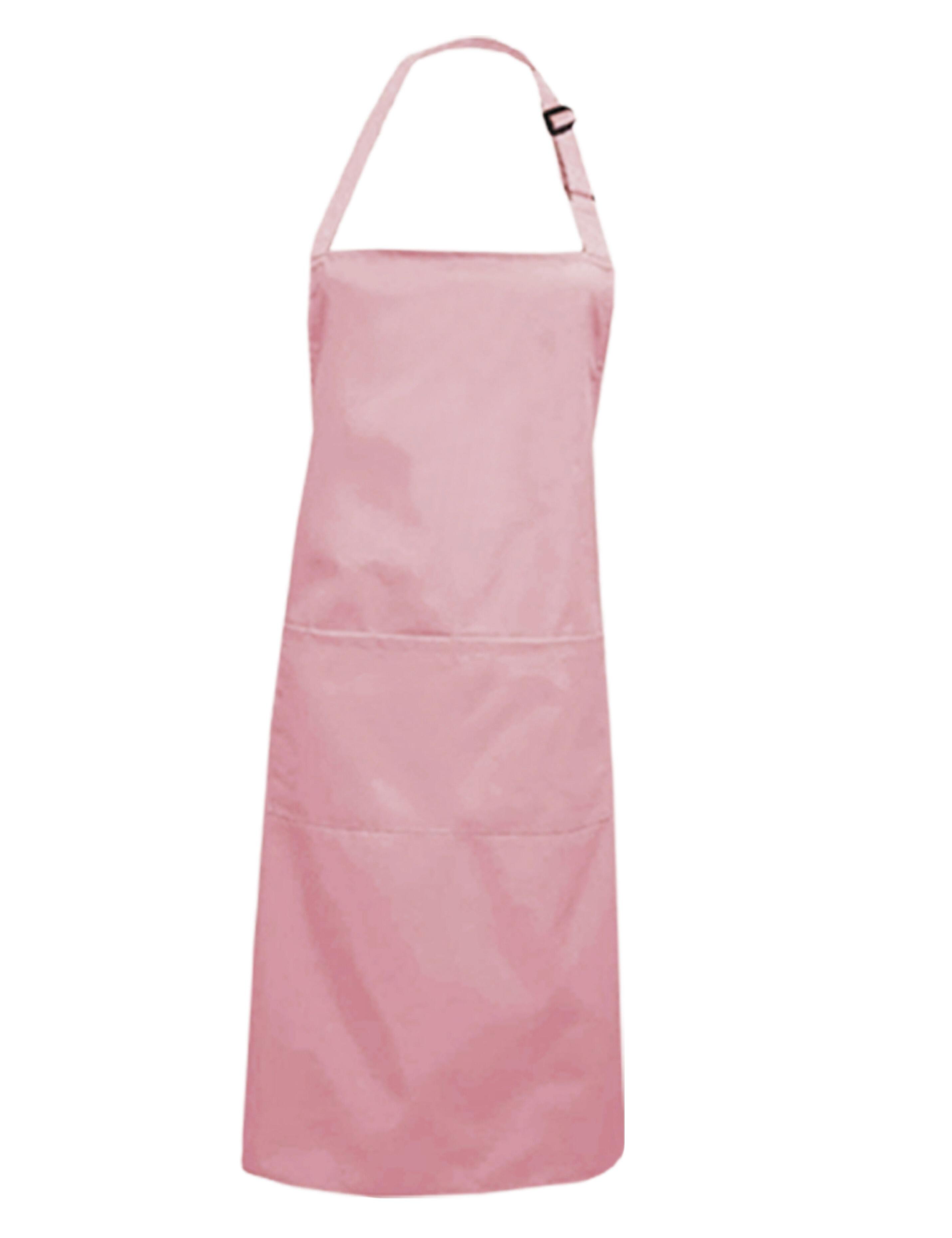 Powder  polycotton kitchen apron suitable for printing or embroidery