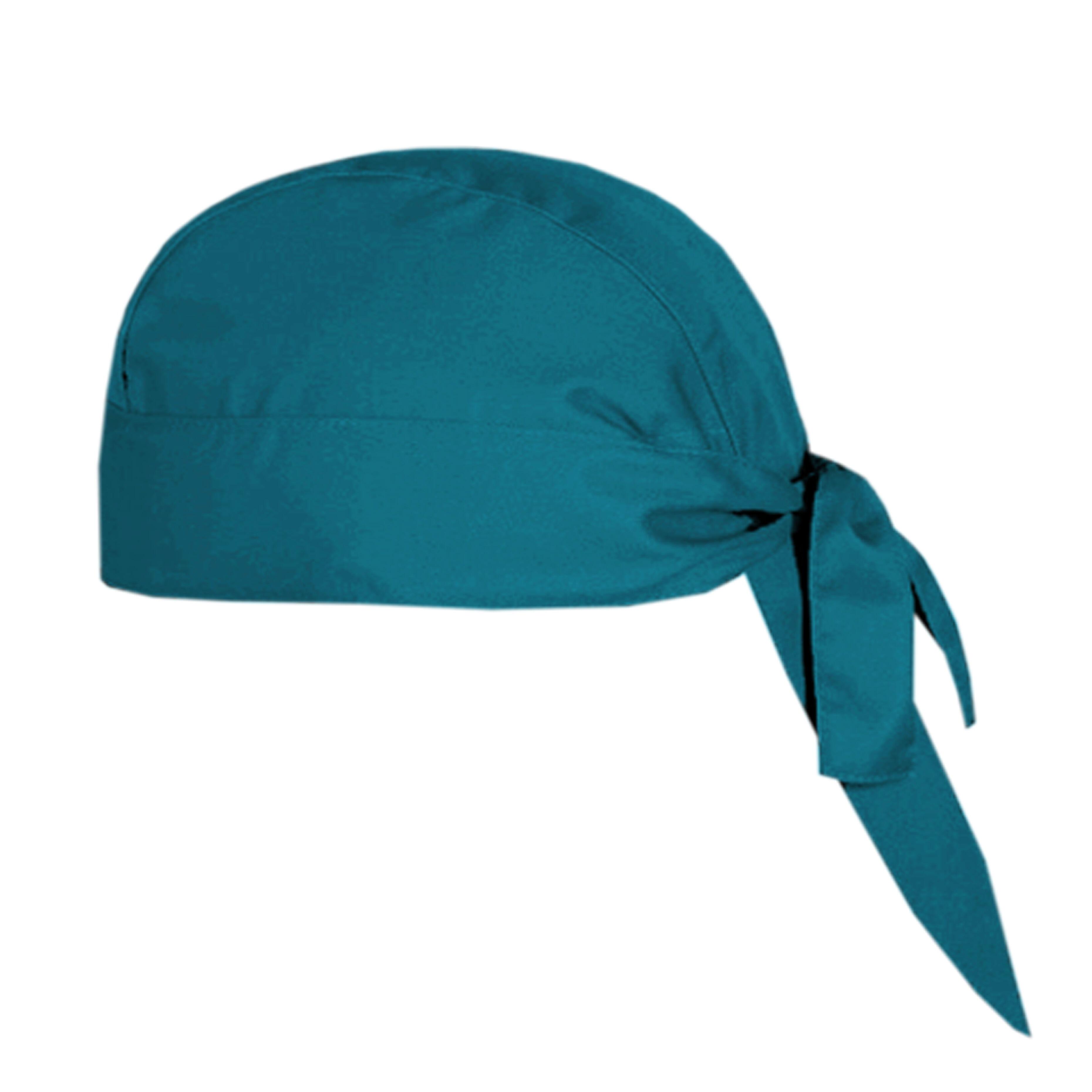 Professional Teal chef bandana for restaurants and catering