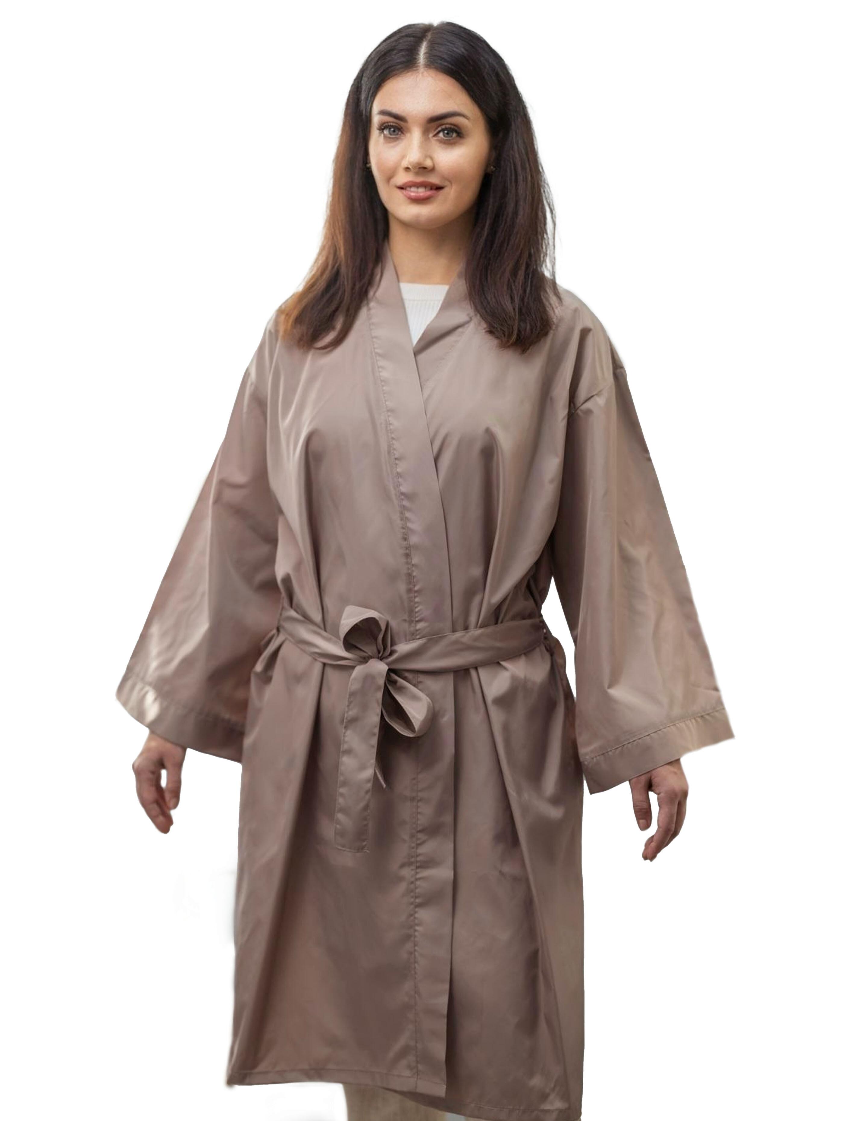 Latte professional hairdressing kimono robe plain for salon use
