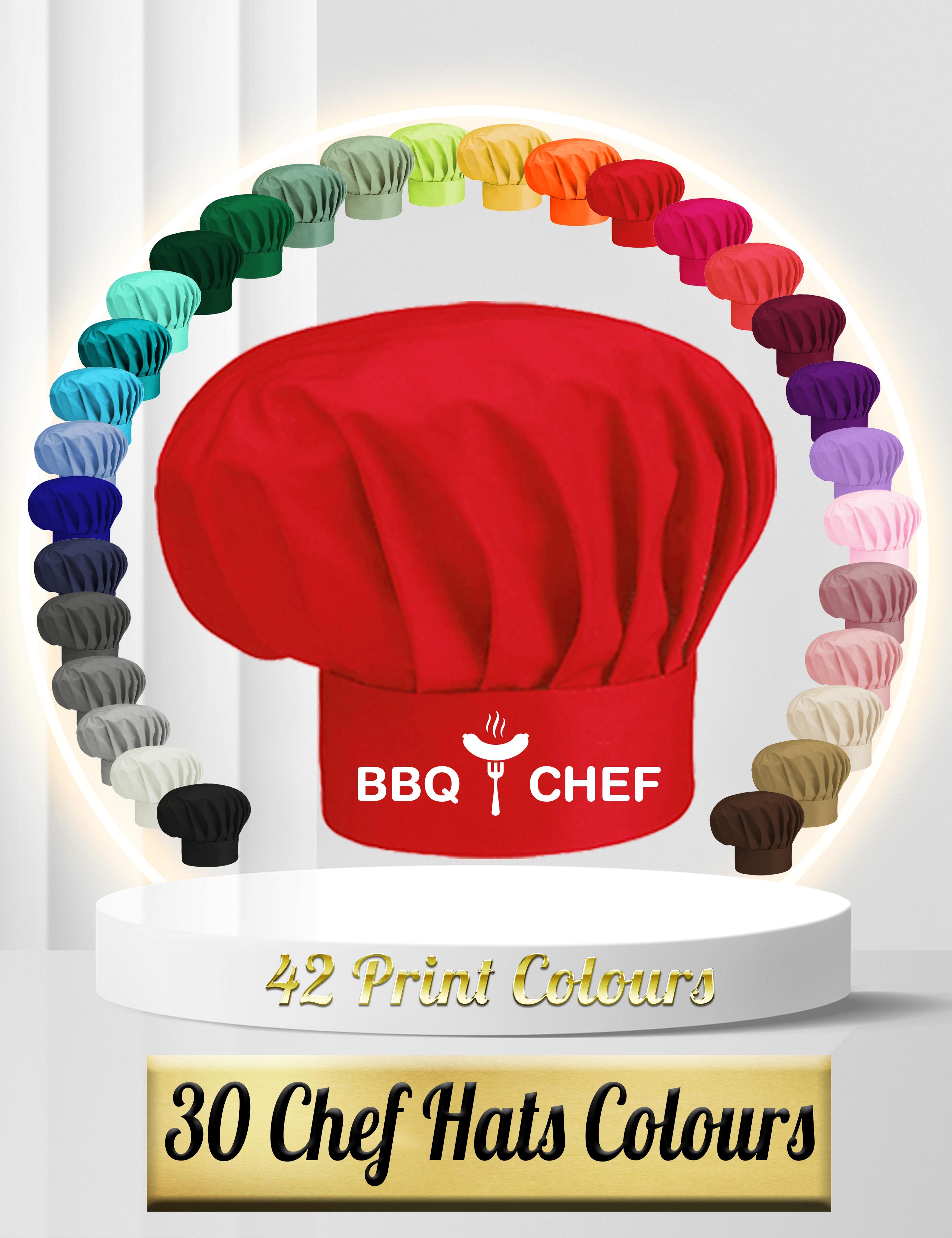 BBQ's Chef Hat Printed