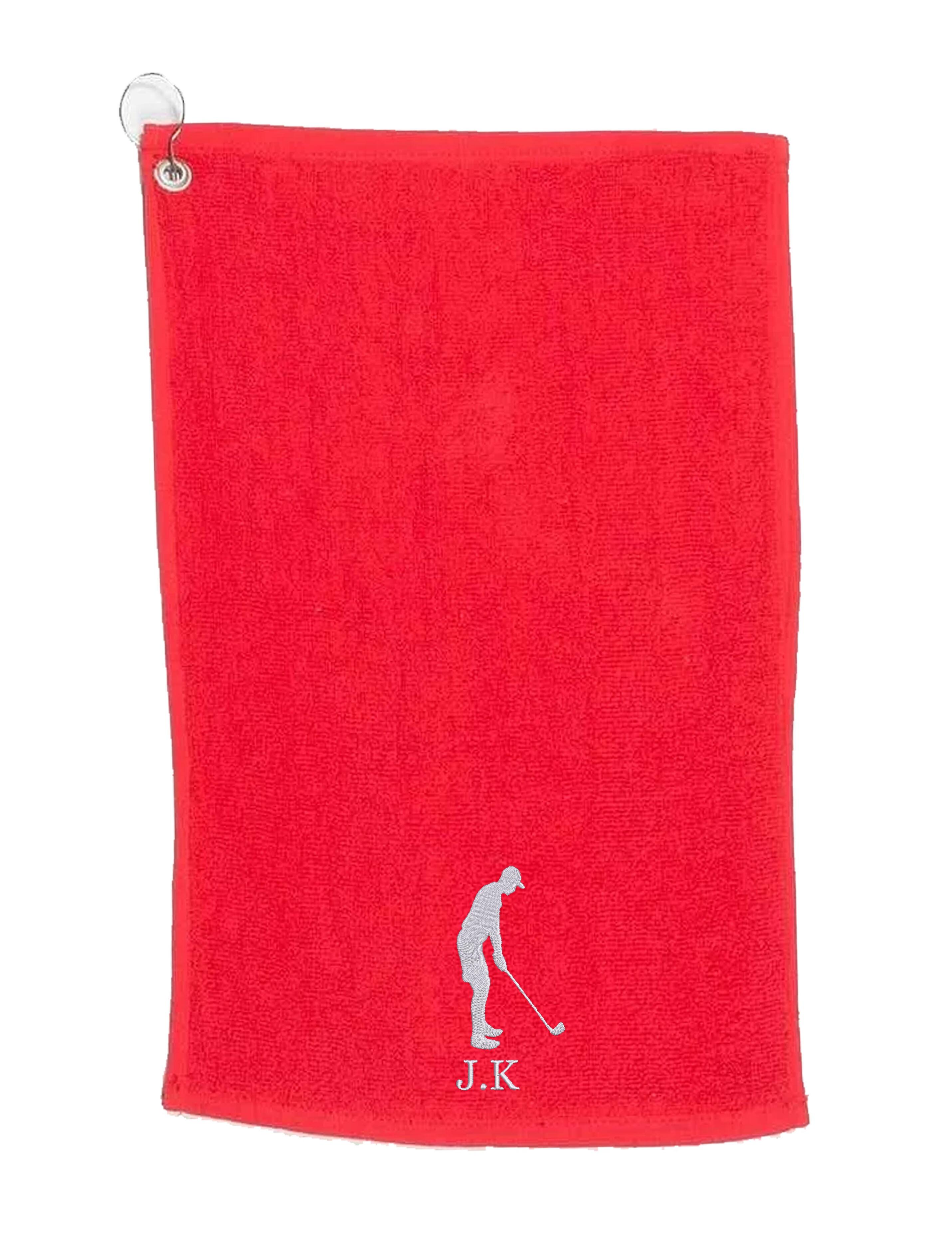 Men's Cotton Golf Towel Red