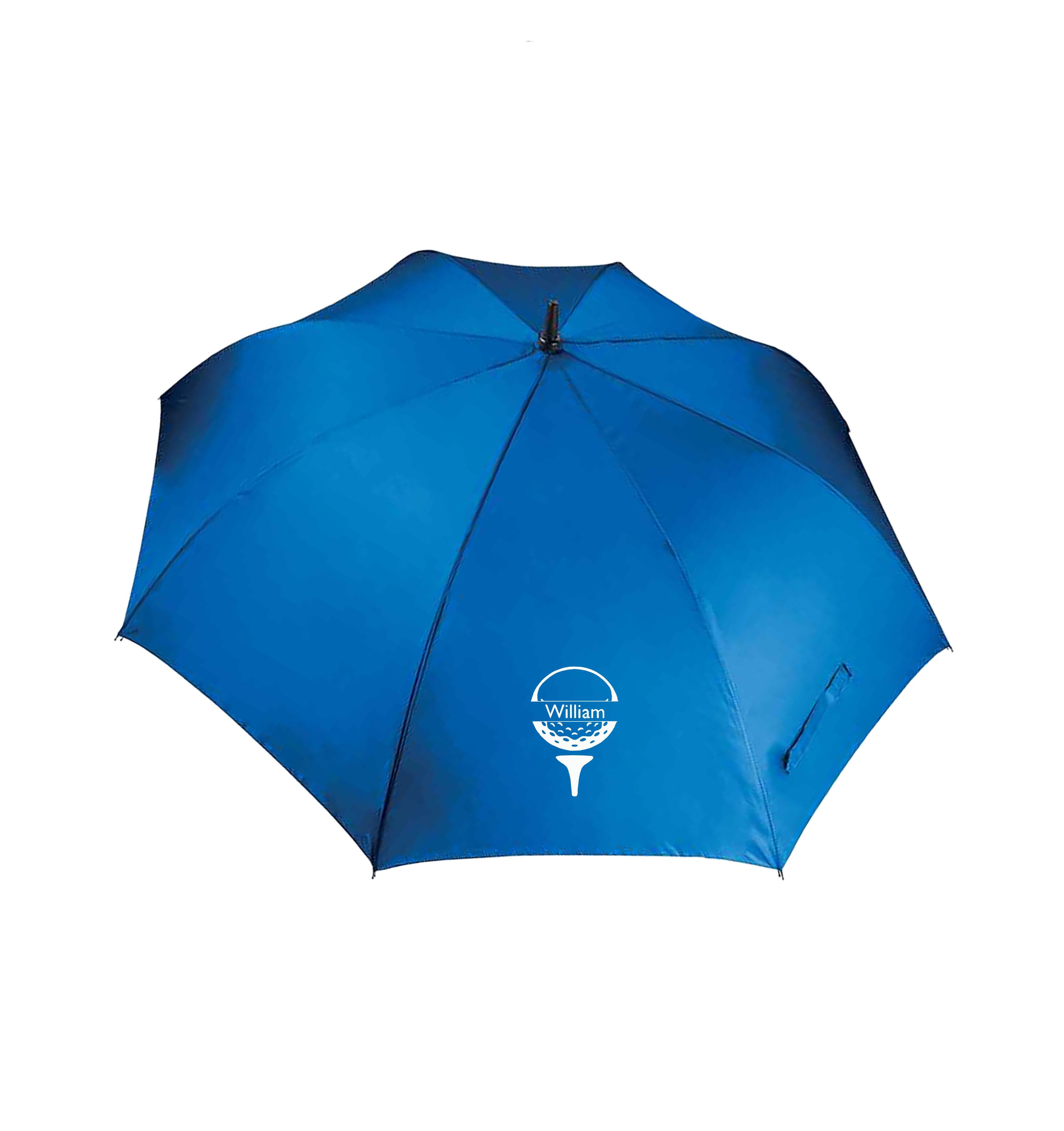Golf Ball Design Large Golf Umbrella Royal Blue