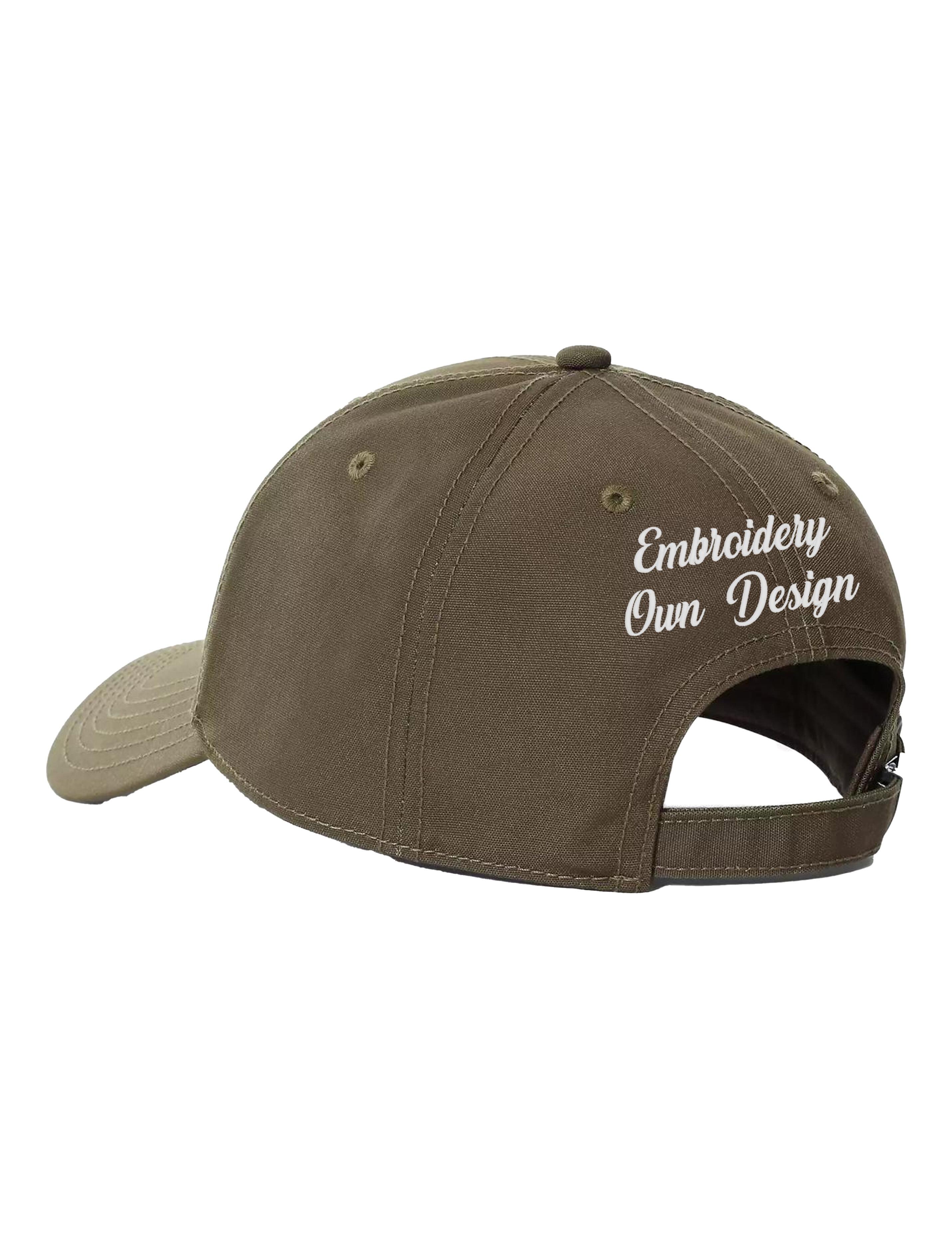 Baseball Cap Olive with back embroidery