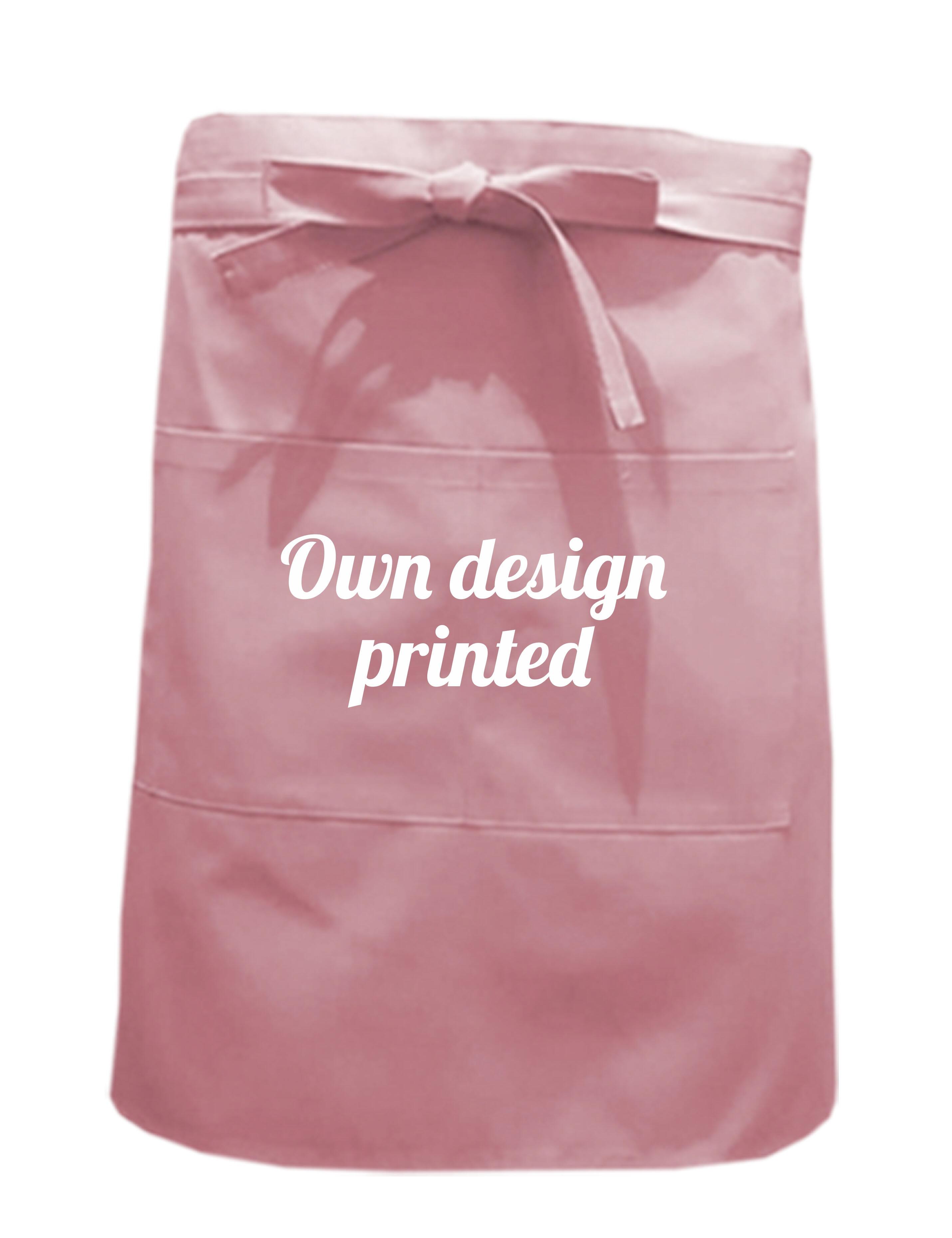 Personalised Waist Apron With Pockets Powder printed