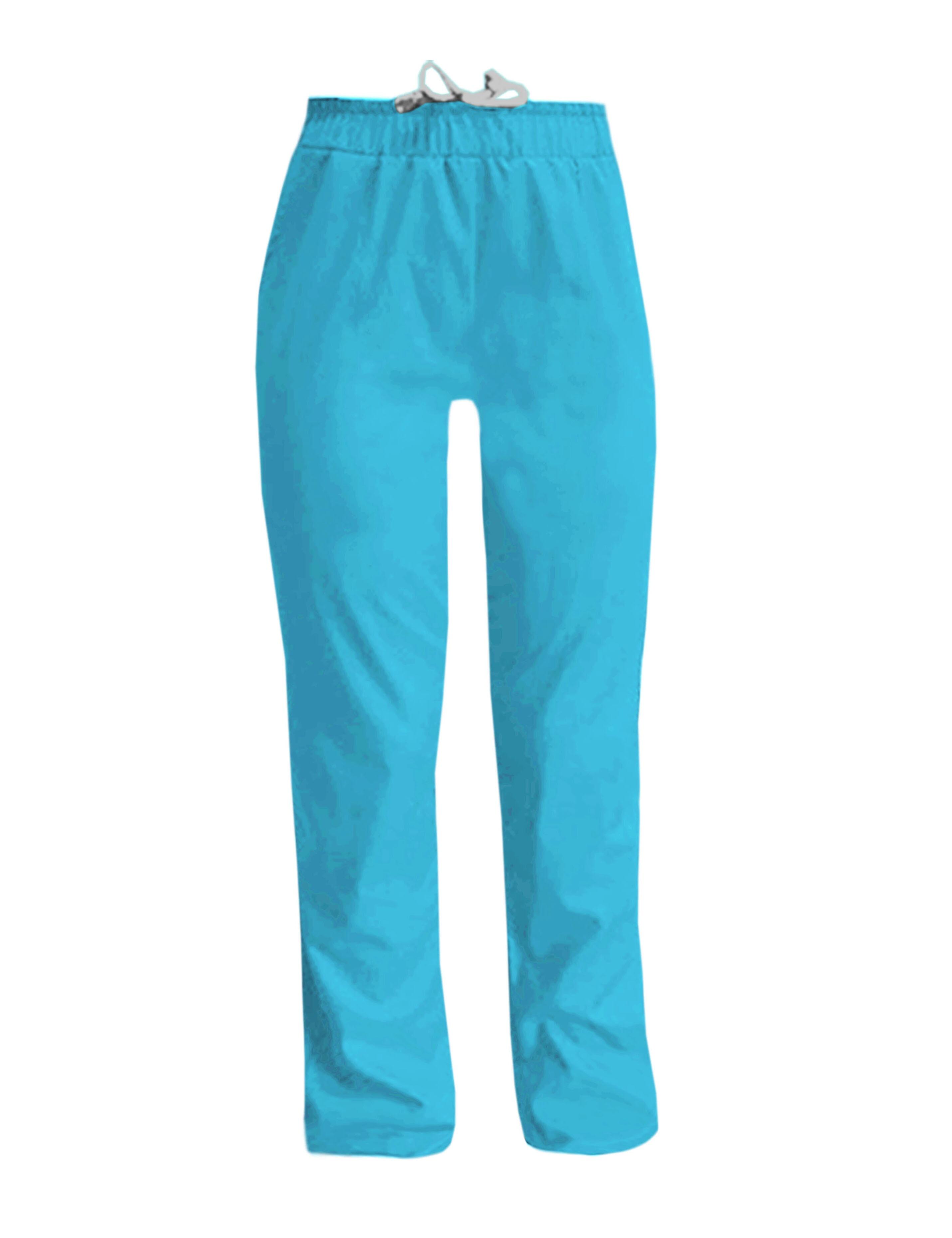 Personalised Women's Beauty Salon Trouser Turquoise