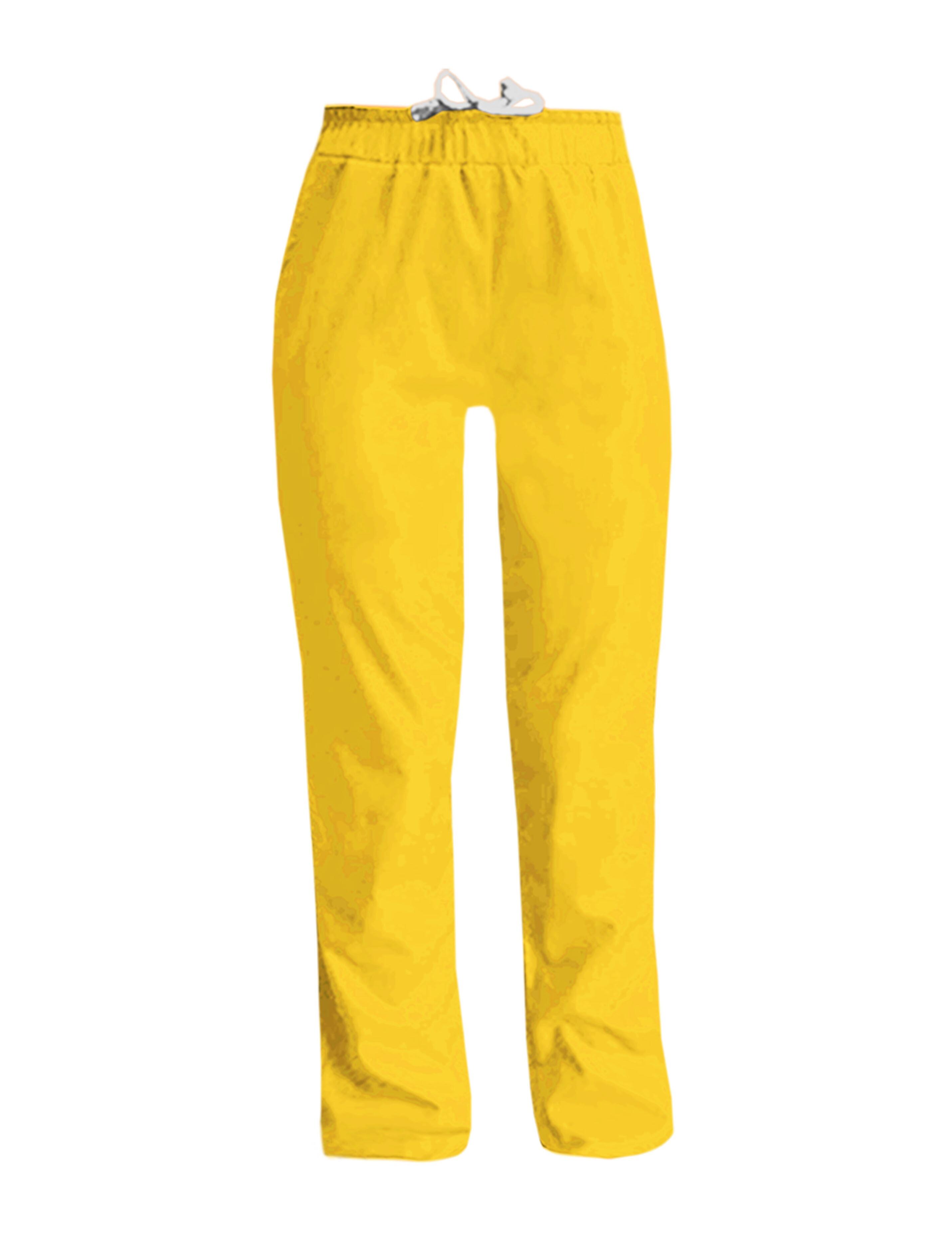 Personalised Women's Beauty Salon Trouser Yellow