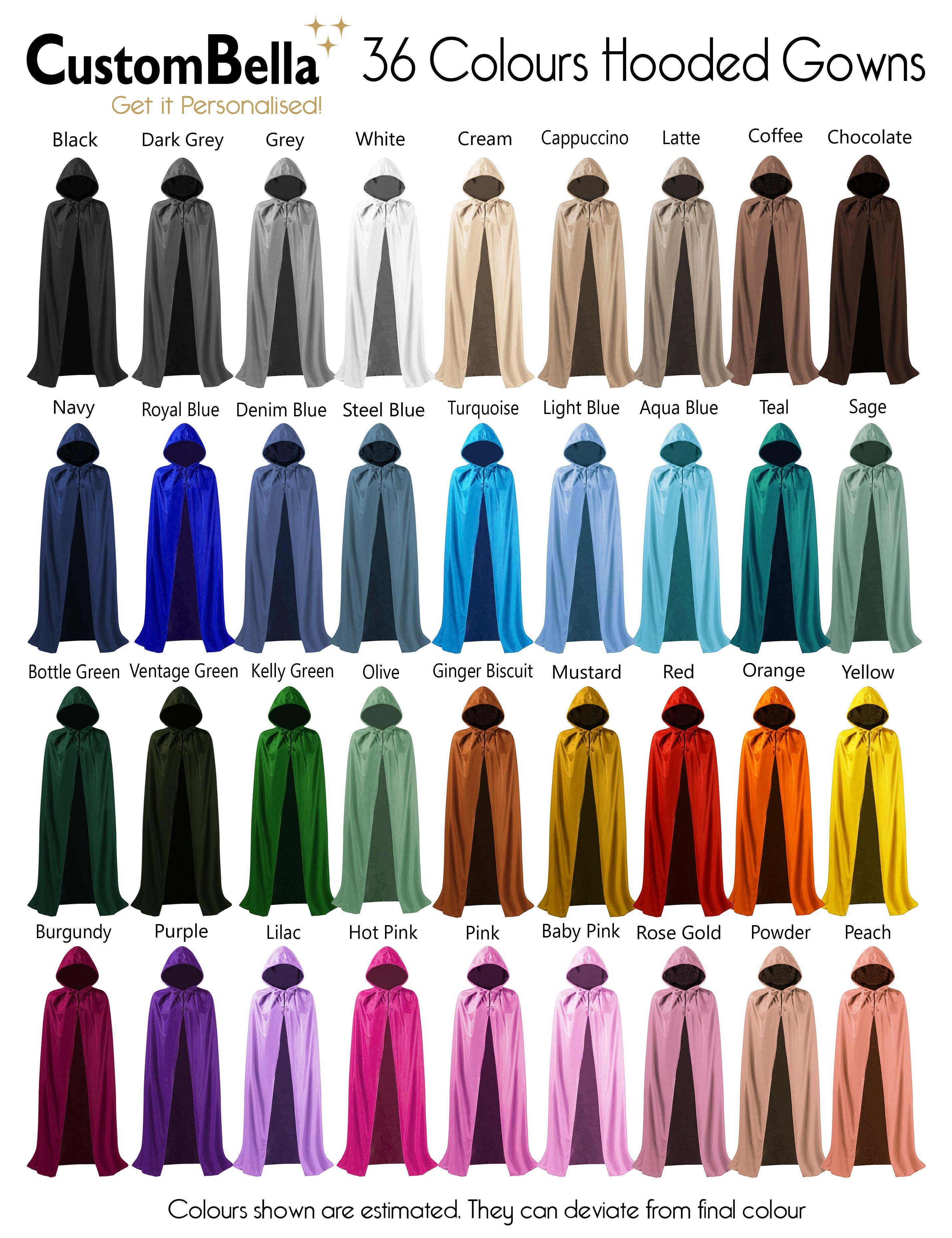 Custom Hooded Hairdressing gown Coffee with print