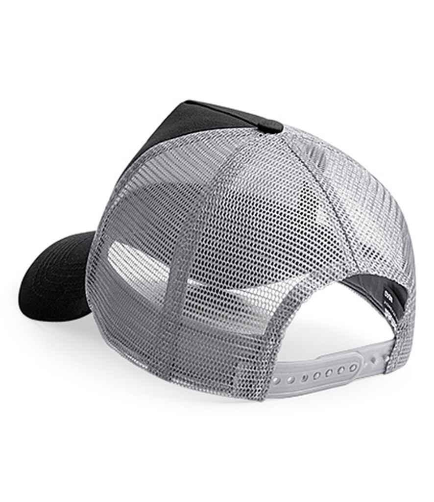Custom Embroidered Snapback Trucker Cap Black/Grey