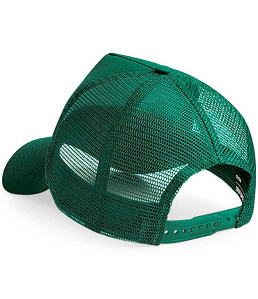 Custom Embroidered Snapback Trucker Cap Bottle Green