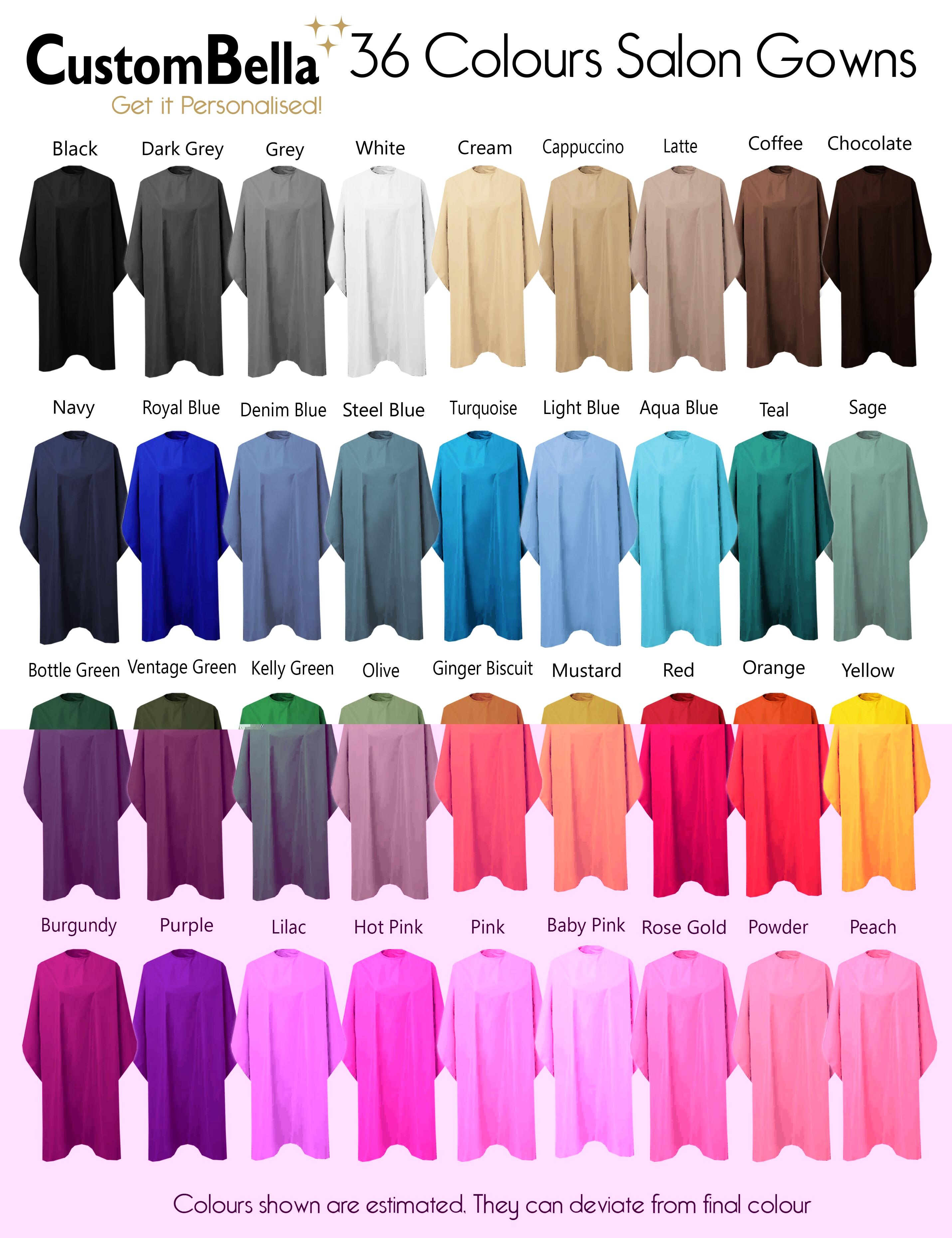Hair salon cape light blue