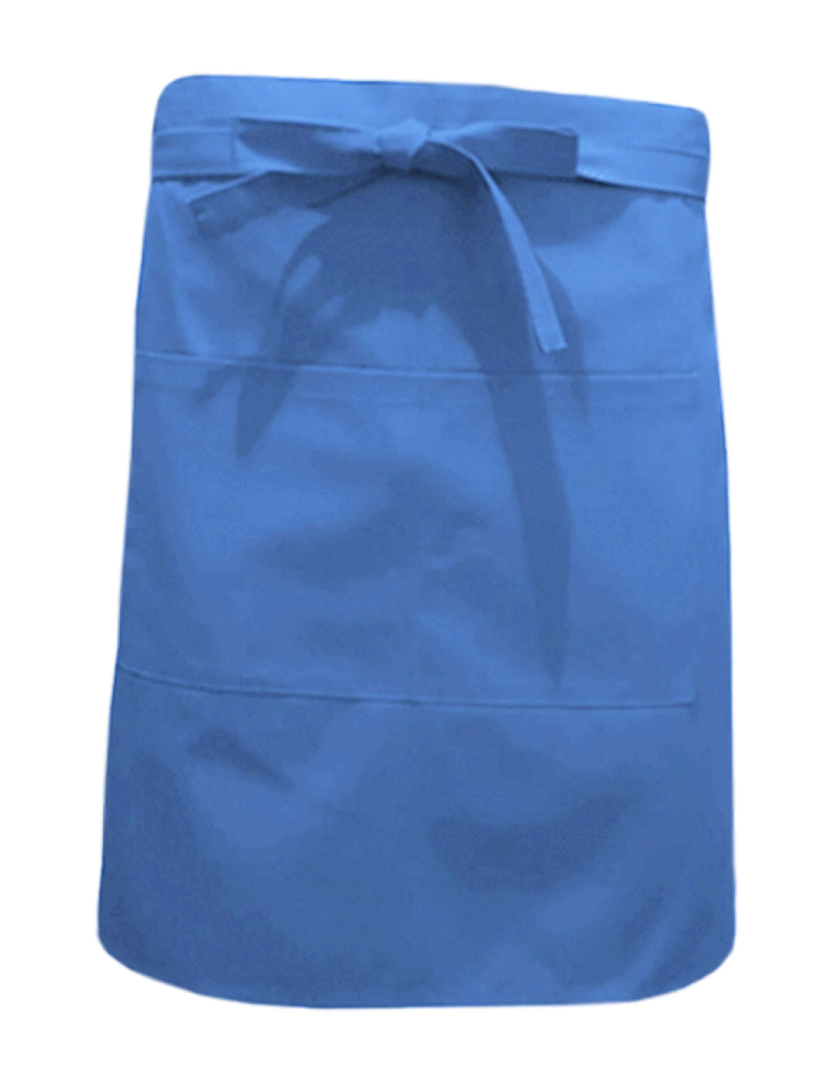 Nibano Mid Length Waist Apron with pockets Light Blue