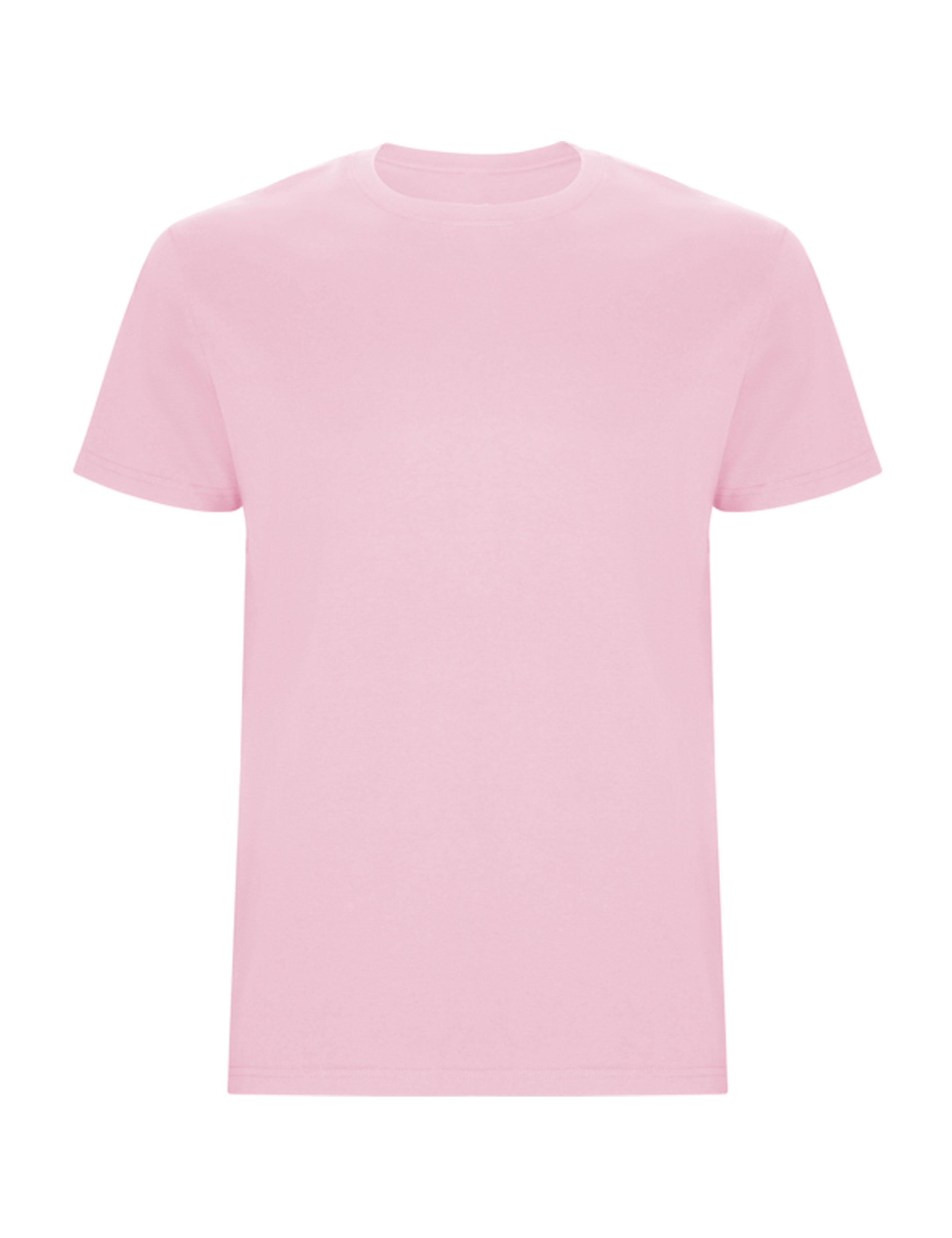 Men's Heavyweight Short Sleeve Pink T-shirt