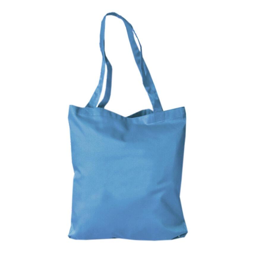 Light Blue polycotton tote bag