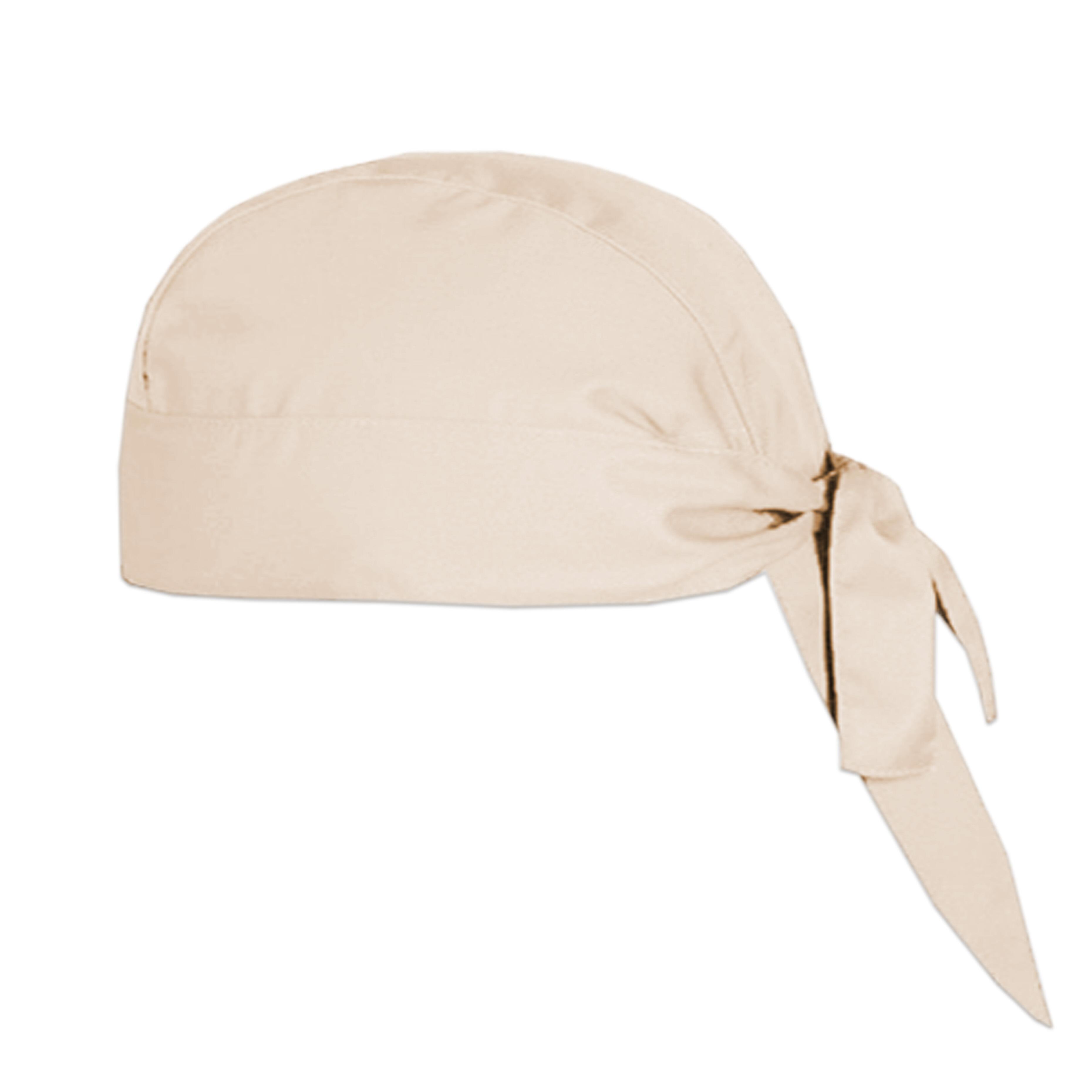 Kitchen chef bandana in Cream color