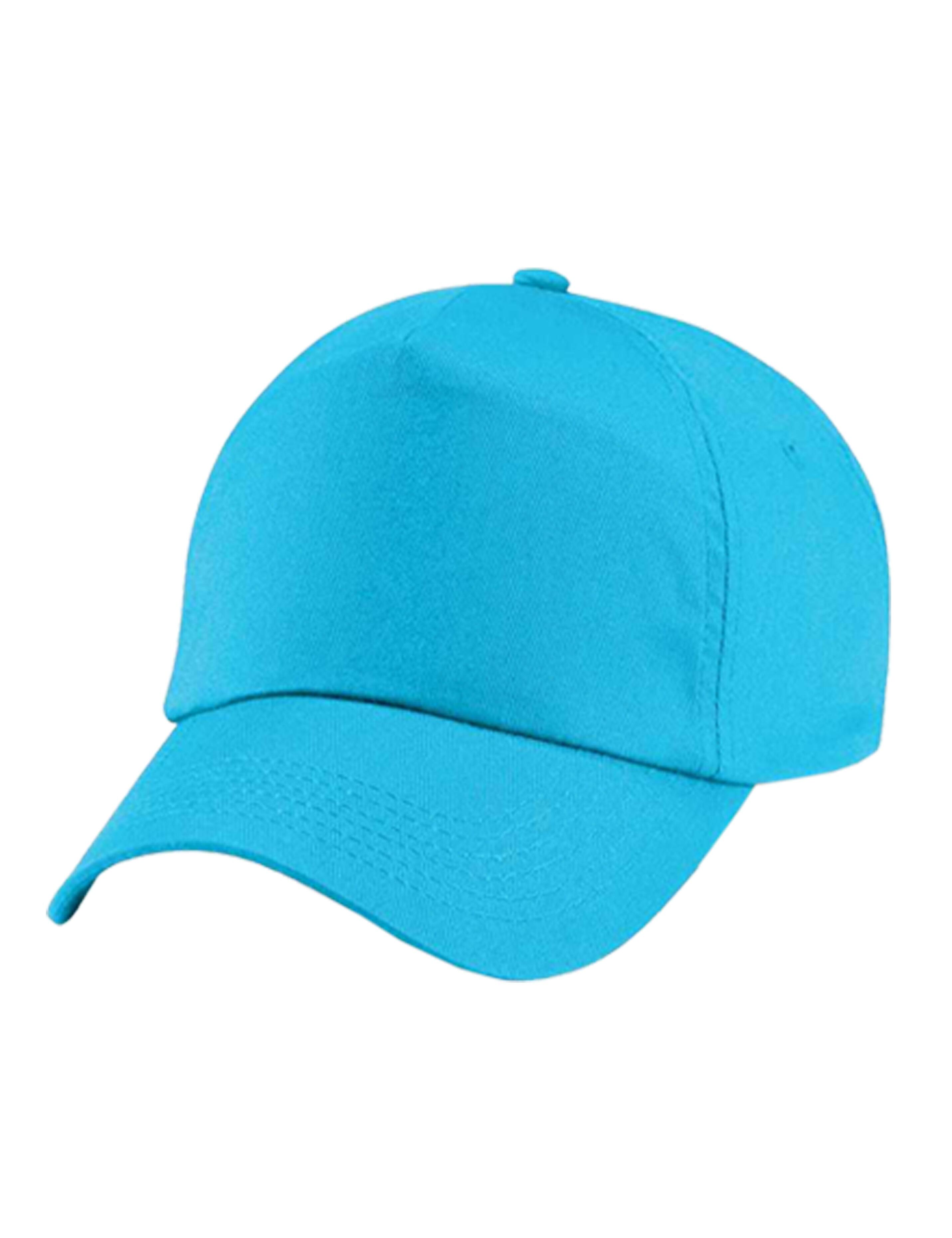 Turquoise  baseball cap premium quality for custom branding