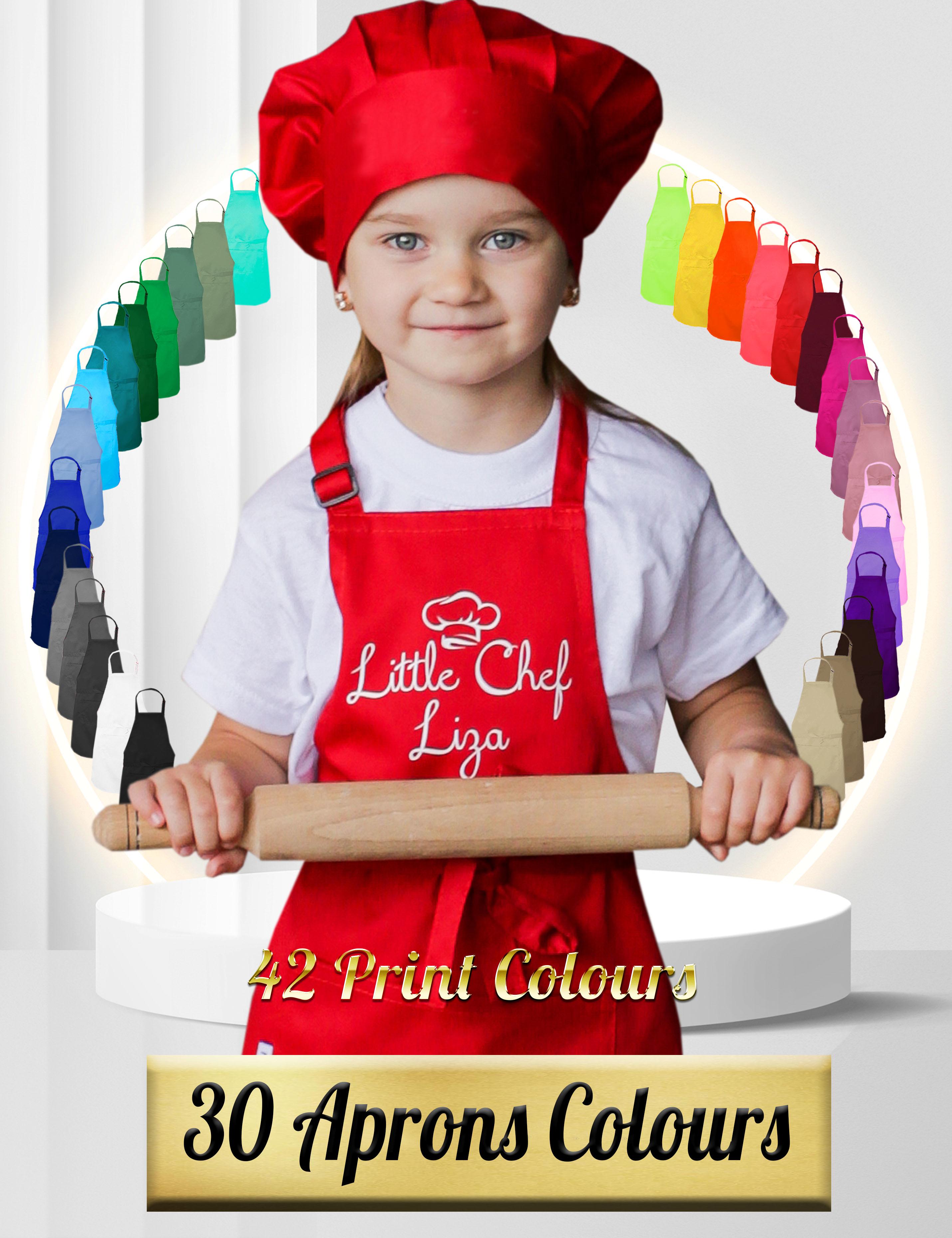 Personalised Little Chef Apron Printed