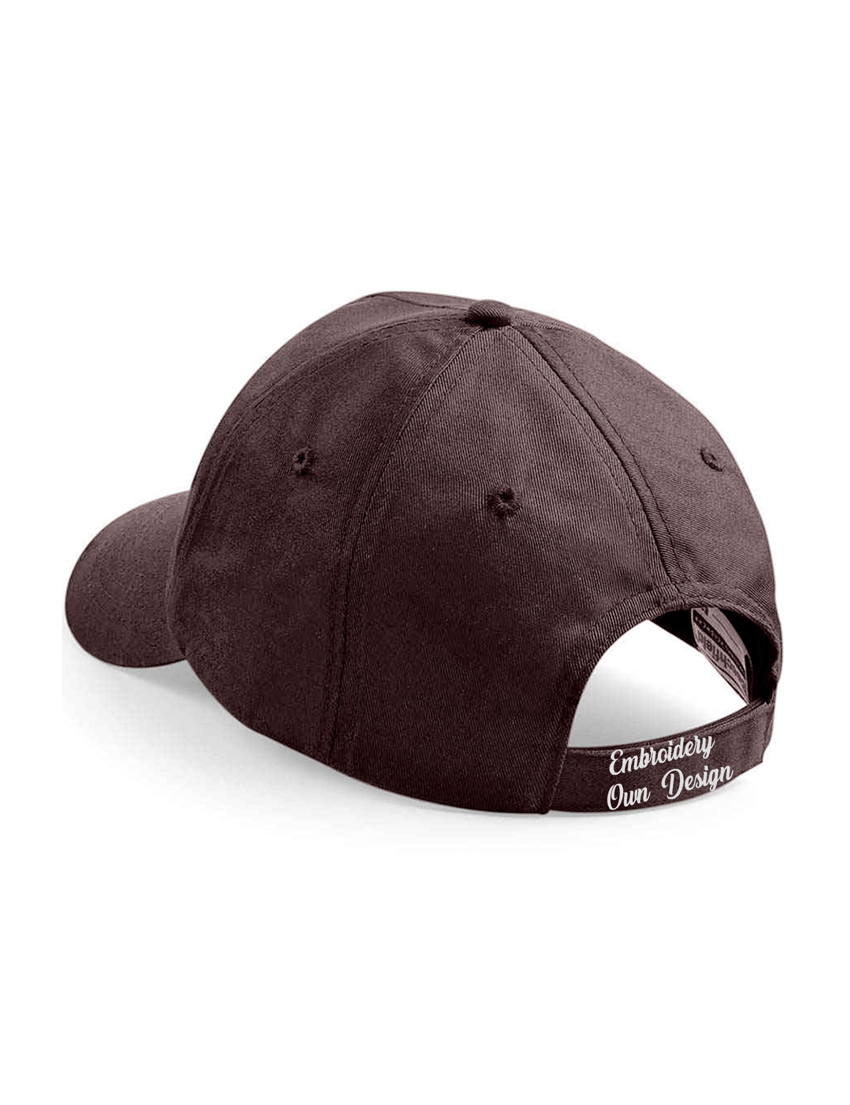 Embroidered Baseball Cap Brown with your logo or design