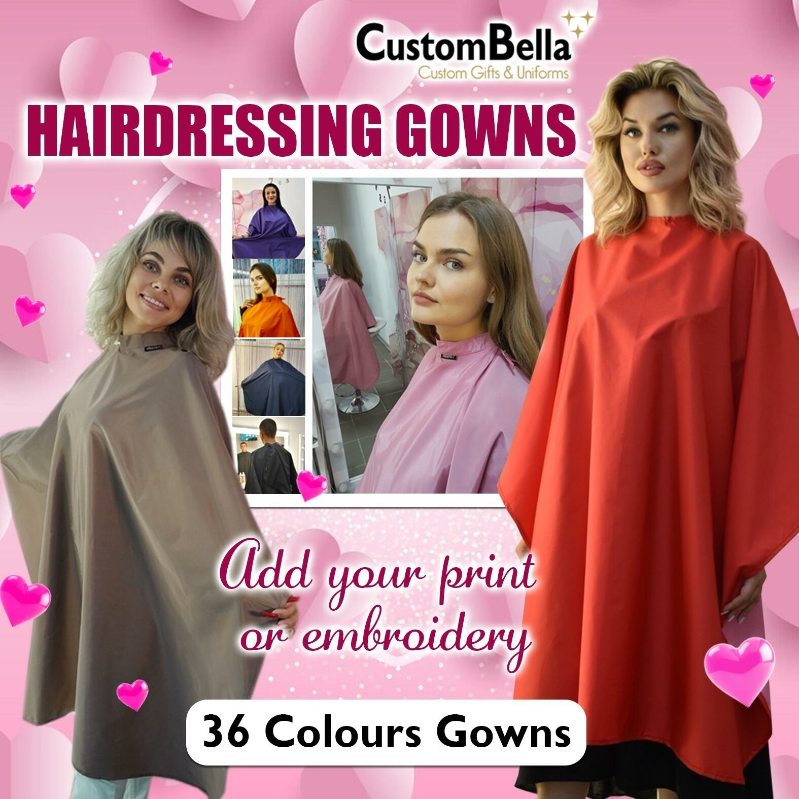 hairdressing gowns
