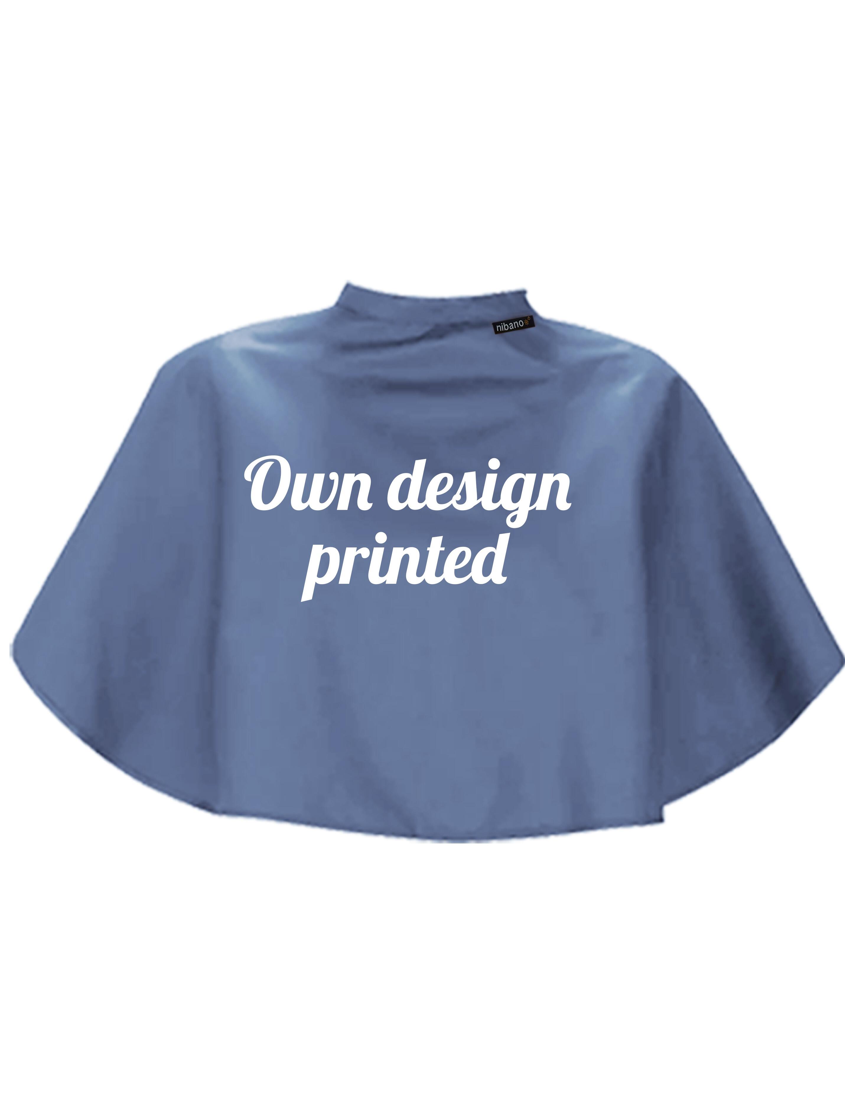Custom  Makeup Cape Denim Blue