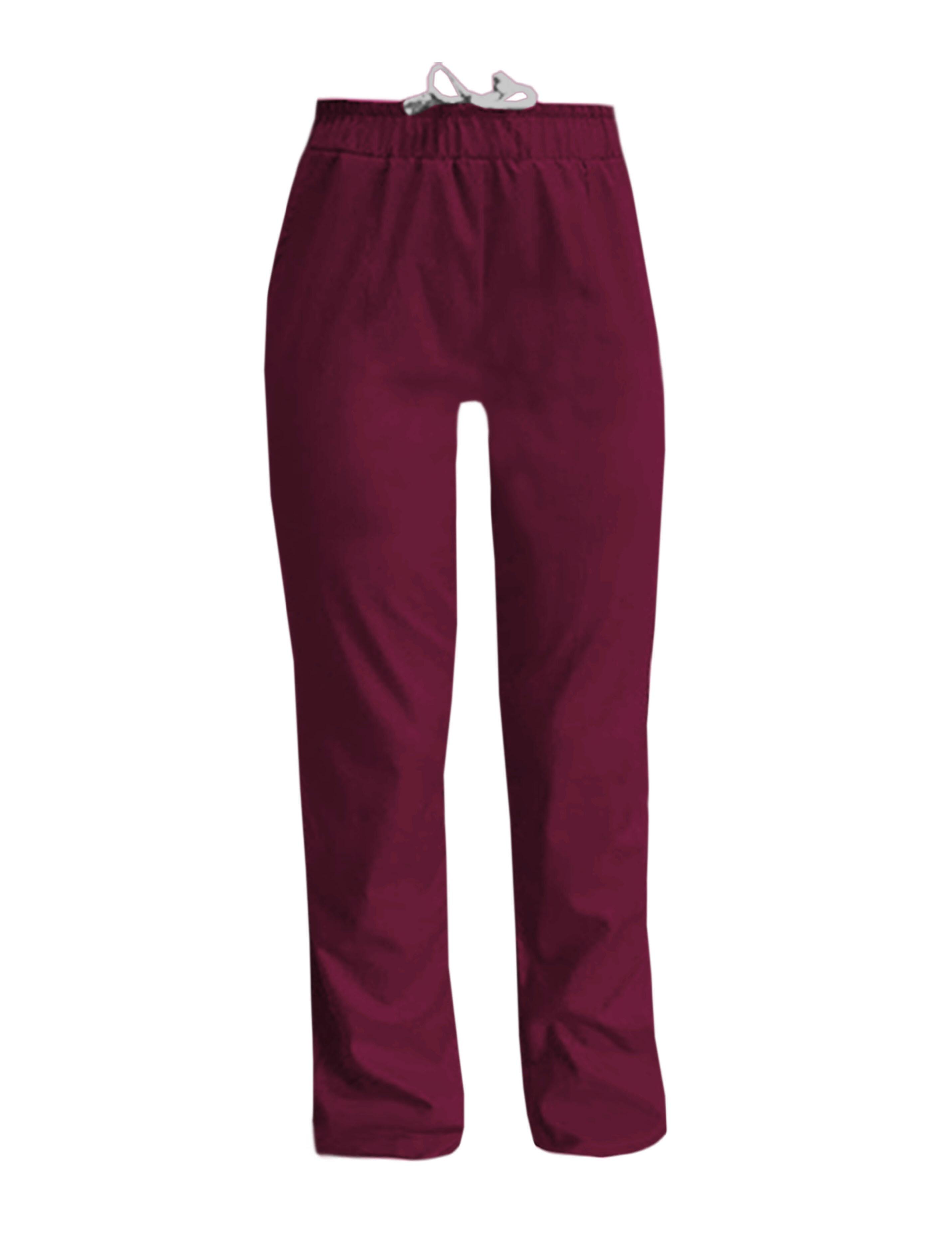 Personalised Women's Beauty Salon Trouser Burgundy