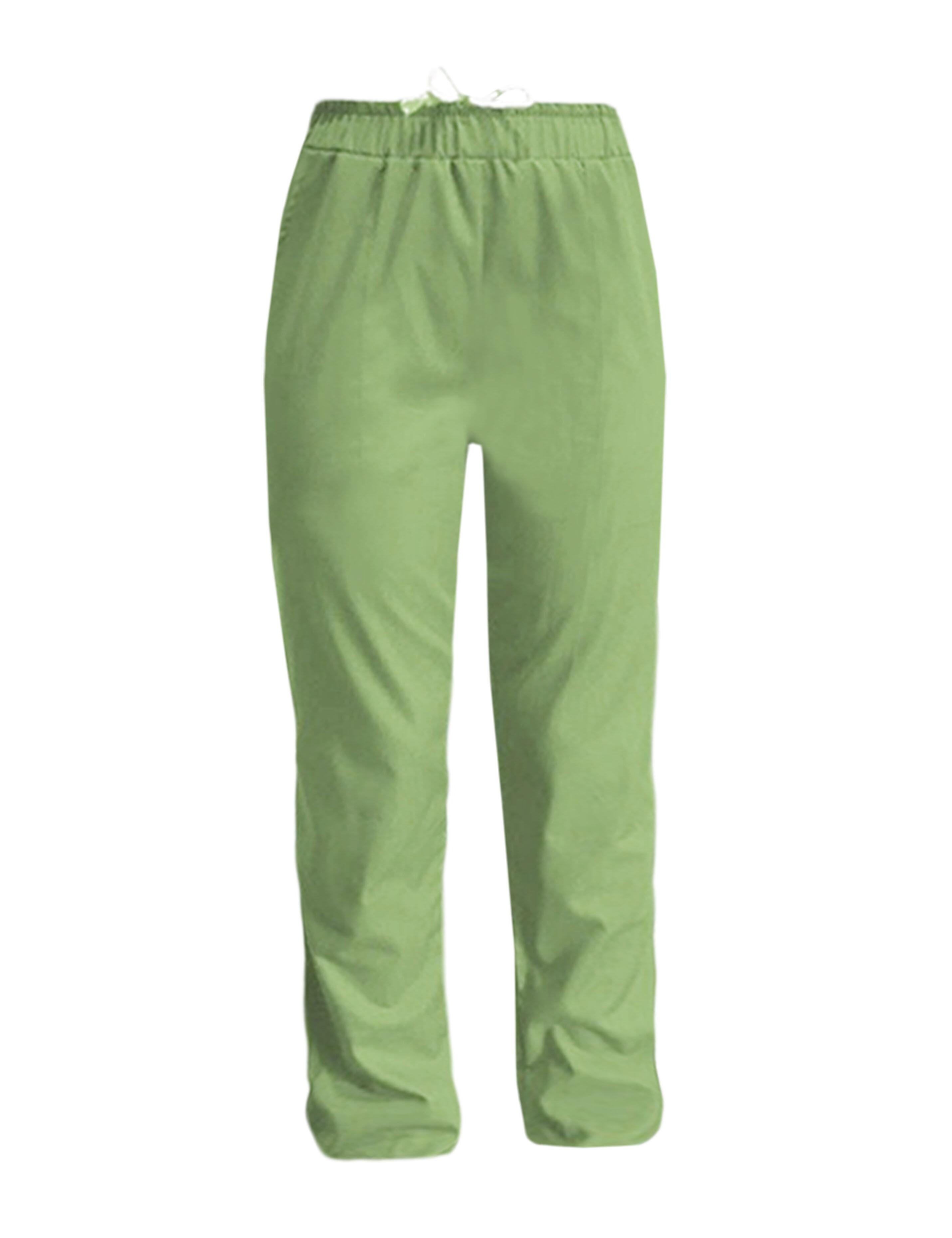 Personalised Women's Beauty Salon Trouser Mantis Green