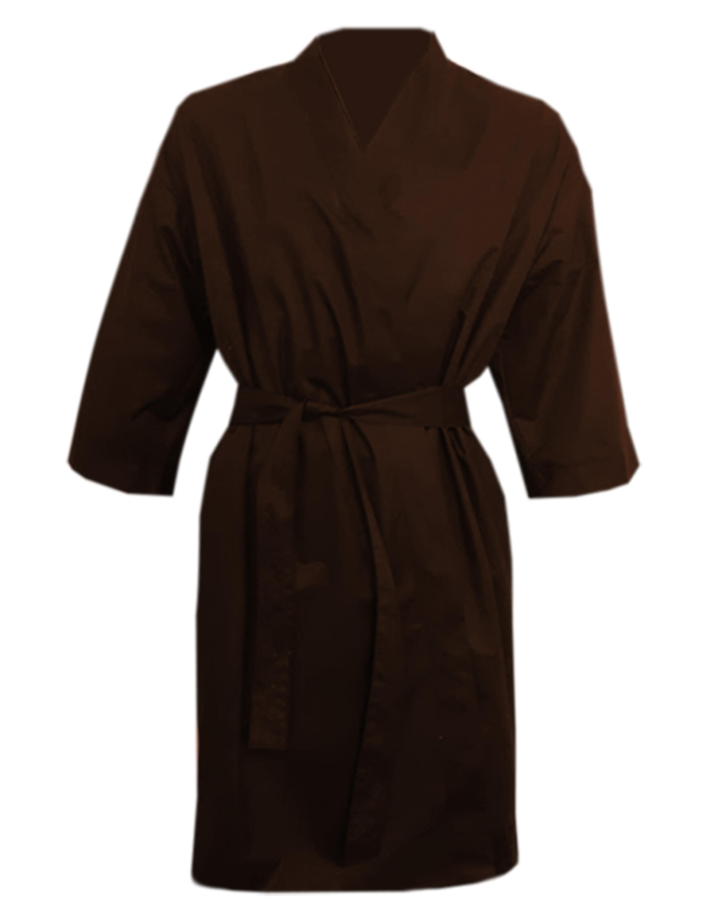 Nibano Hairdressing Kimono Gown Chocolate