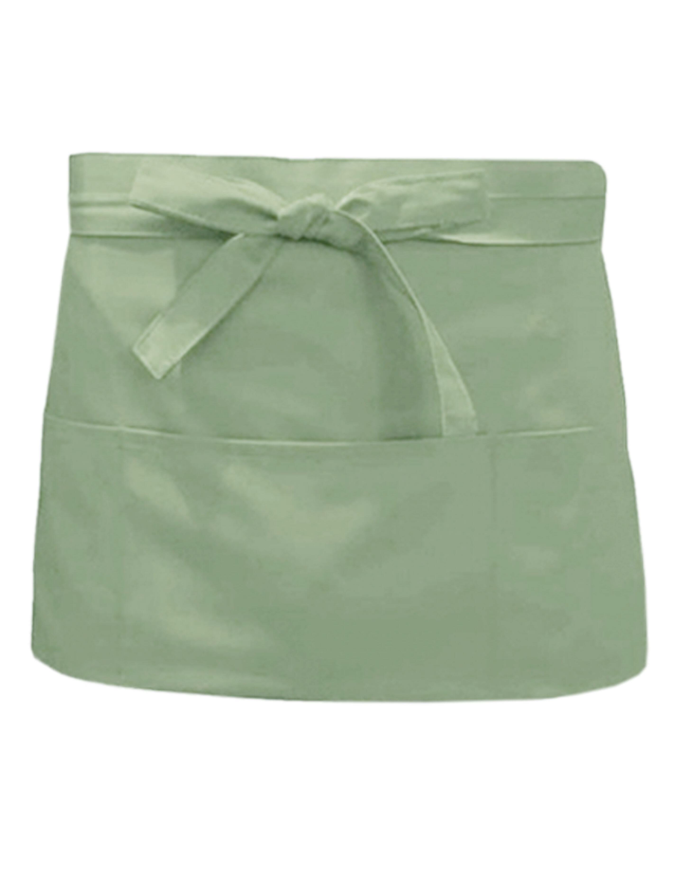 NIbano short bar apron pistachio