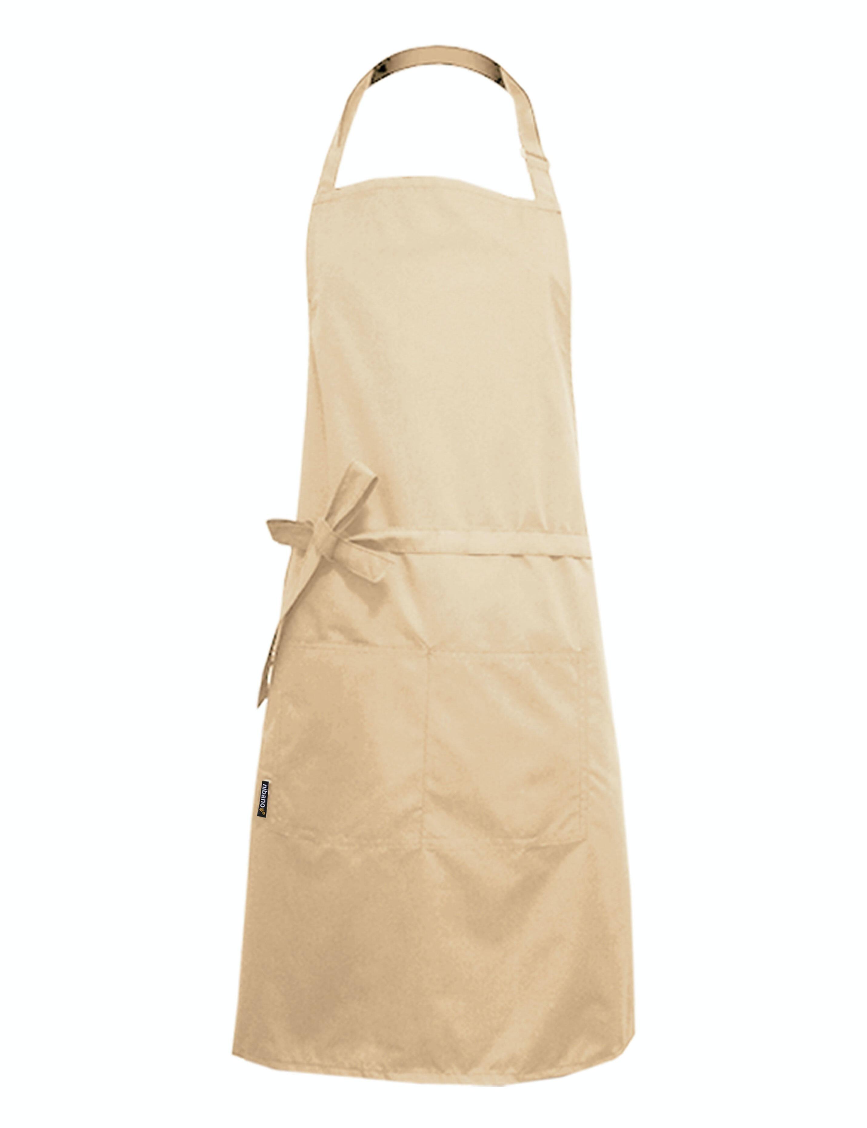 Nibano waterproof hair and beauty salon apron cream